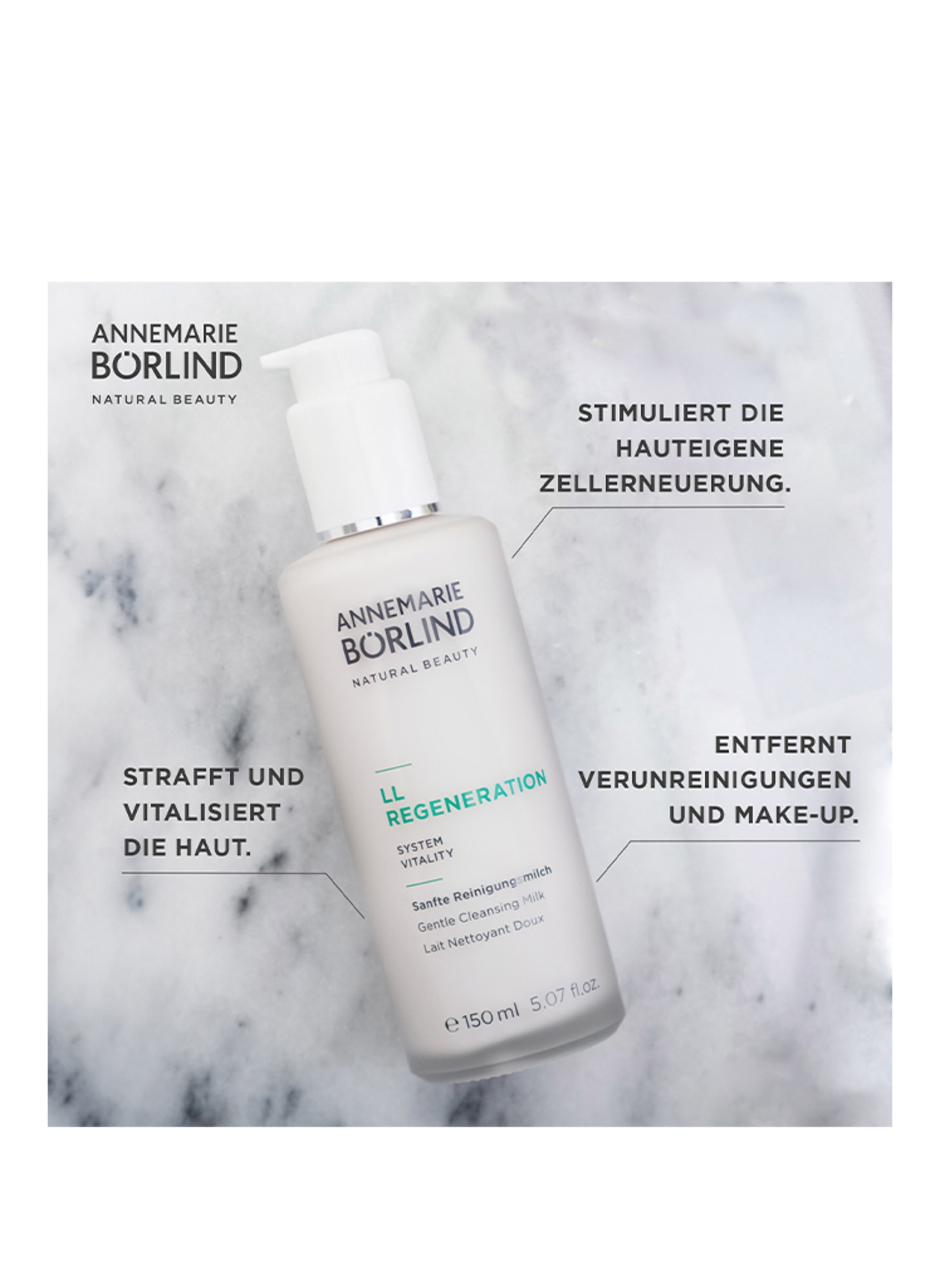 Thumbnail - Annemarie Börlind Ll Regeneration System Vitality Sanfte Reinigungsmilch 150 ml