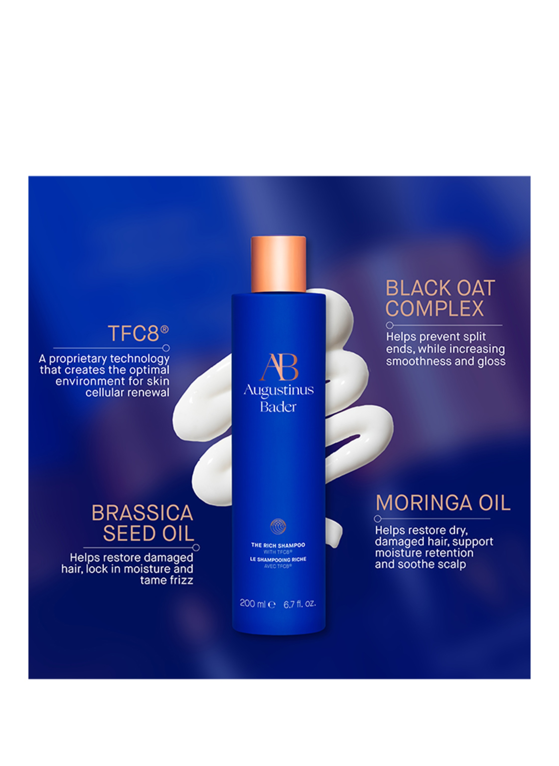 Thumbnail - Augustinus Bader The Rich Shampoo Reichhaltiges Shampoo mit TFC8® 200 ml