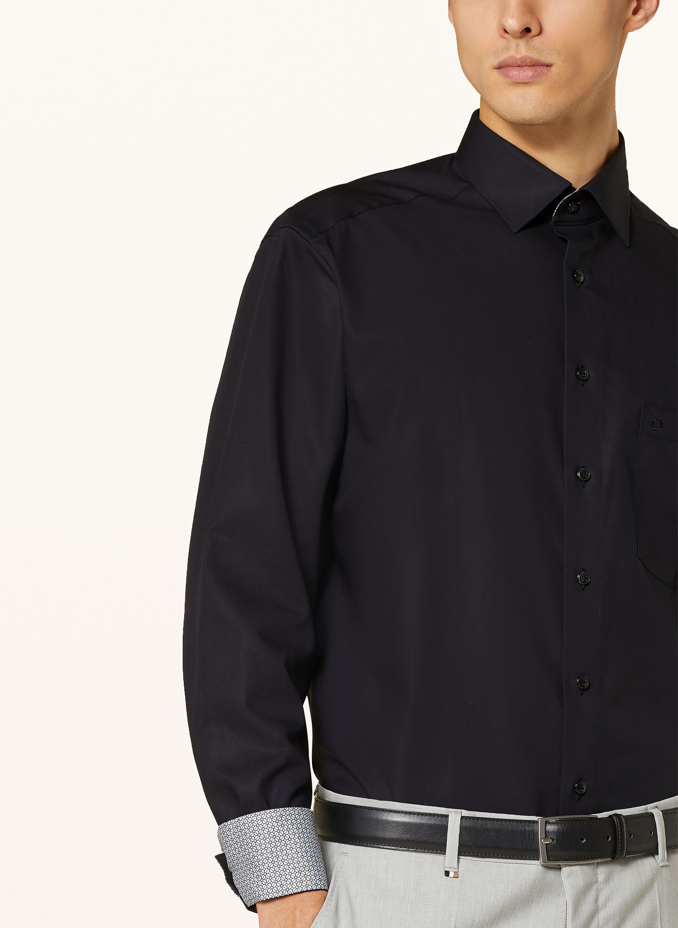 Thumbnail - Olymp Hemd Luxor Comfort Fit schwarz