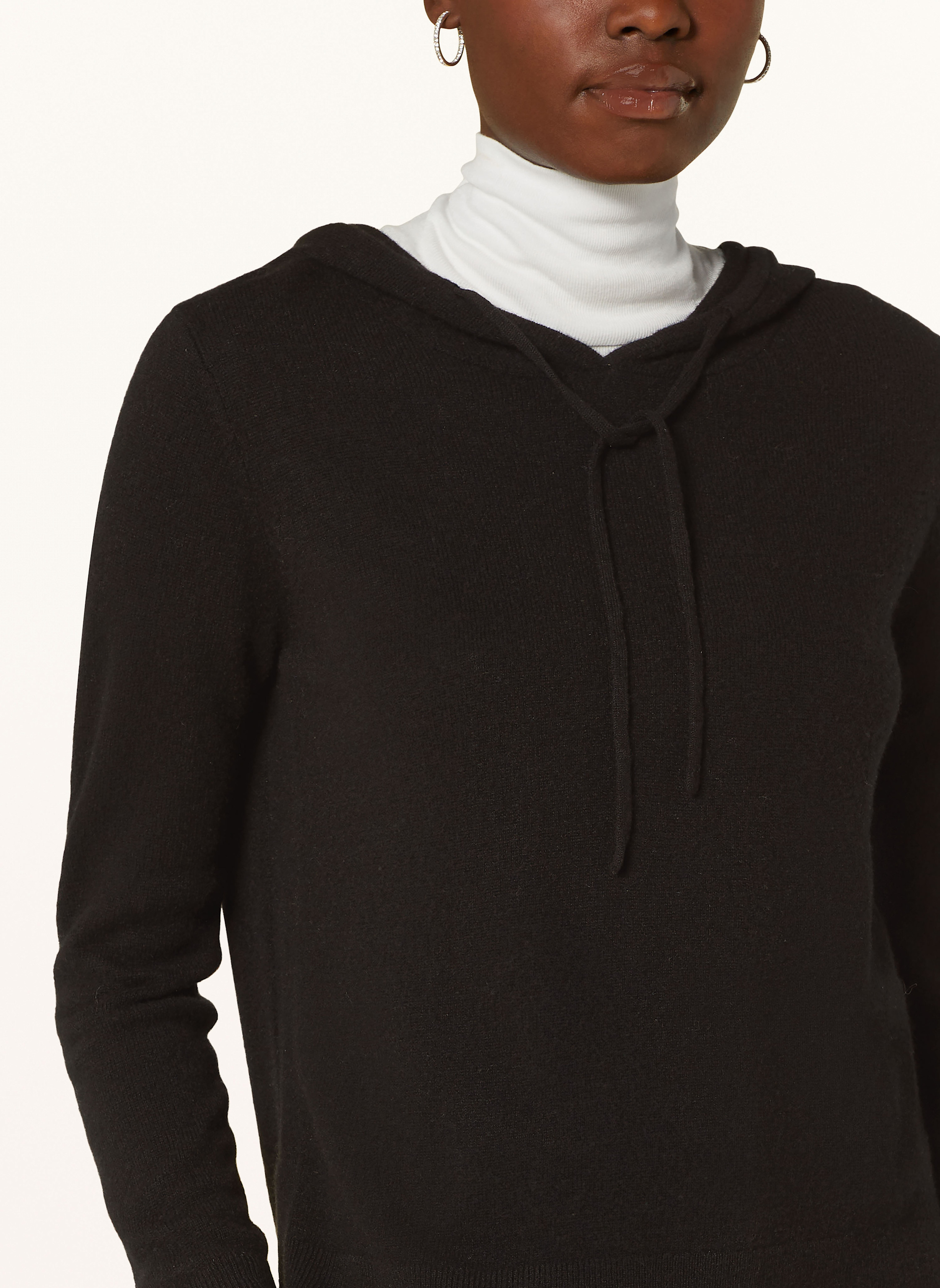 Thumbnail - Lilienfels Strick-Hoodie Aus Cashmere schwarz