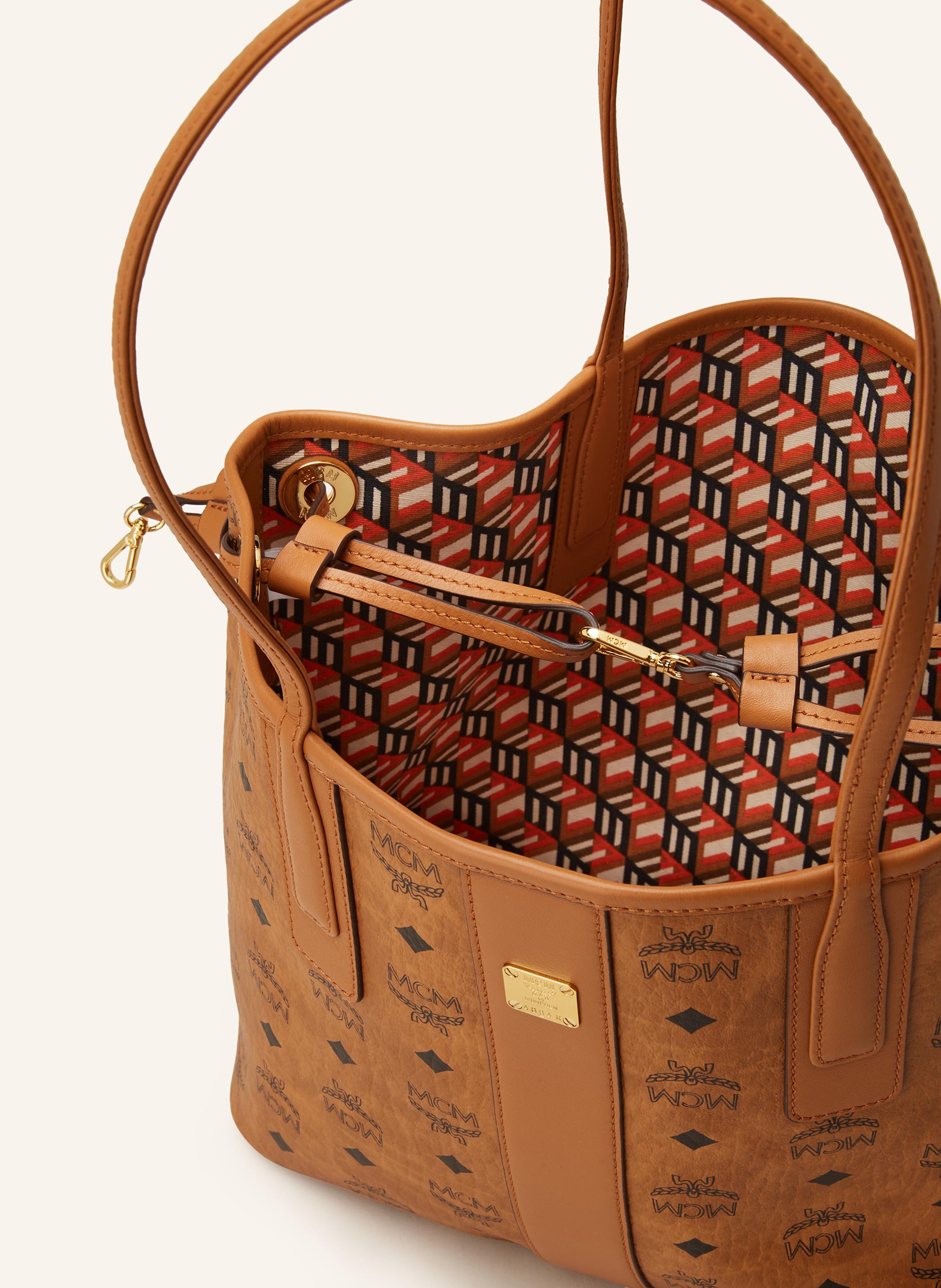 Thumbnail - Mcm Shopper Liz Small Zum Wenden braun