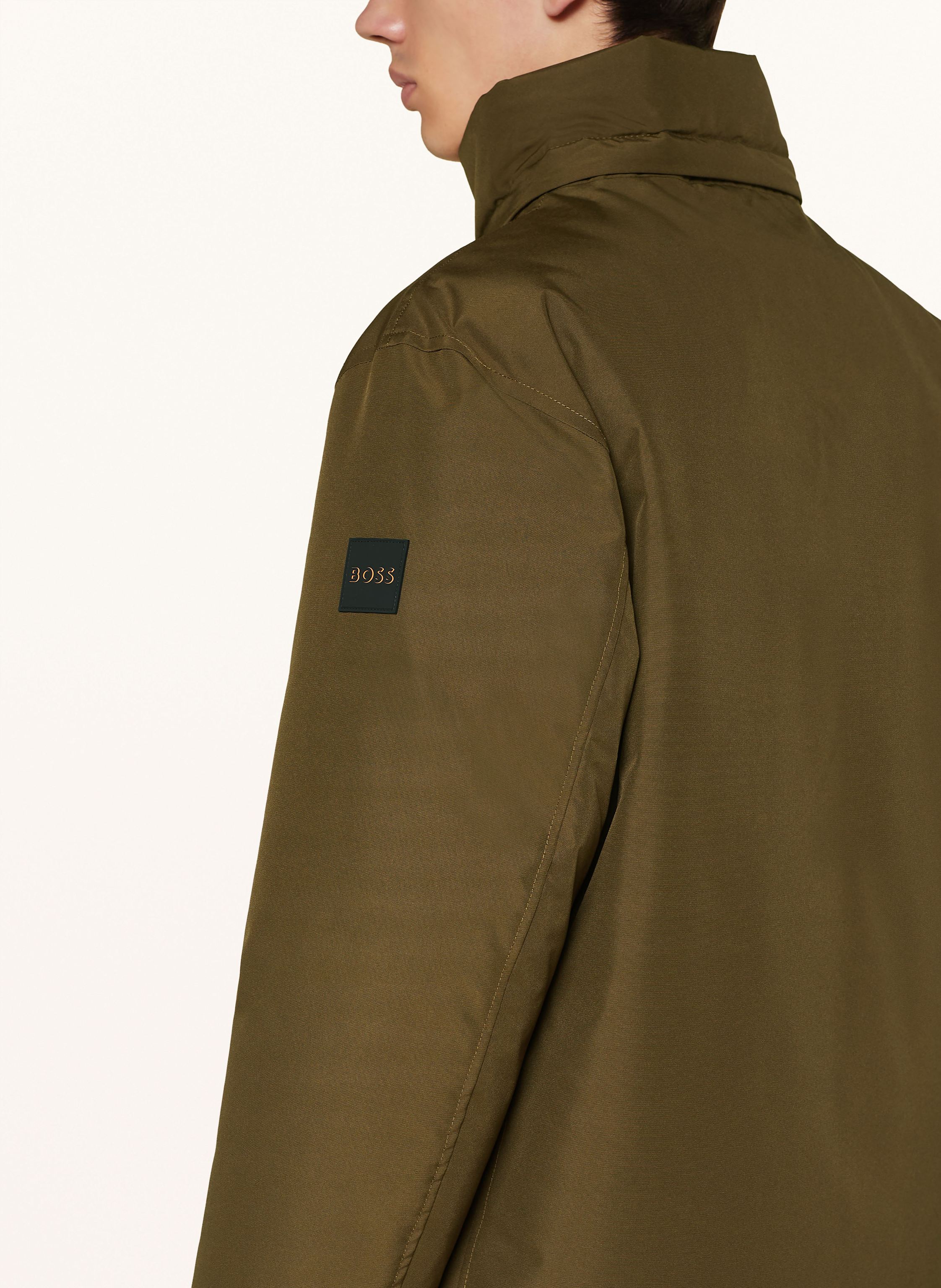 Thumbnail - Boss Parka Osiass Mit Abnehmbarer Kapuze gruen