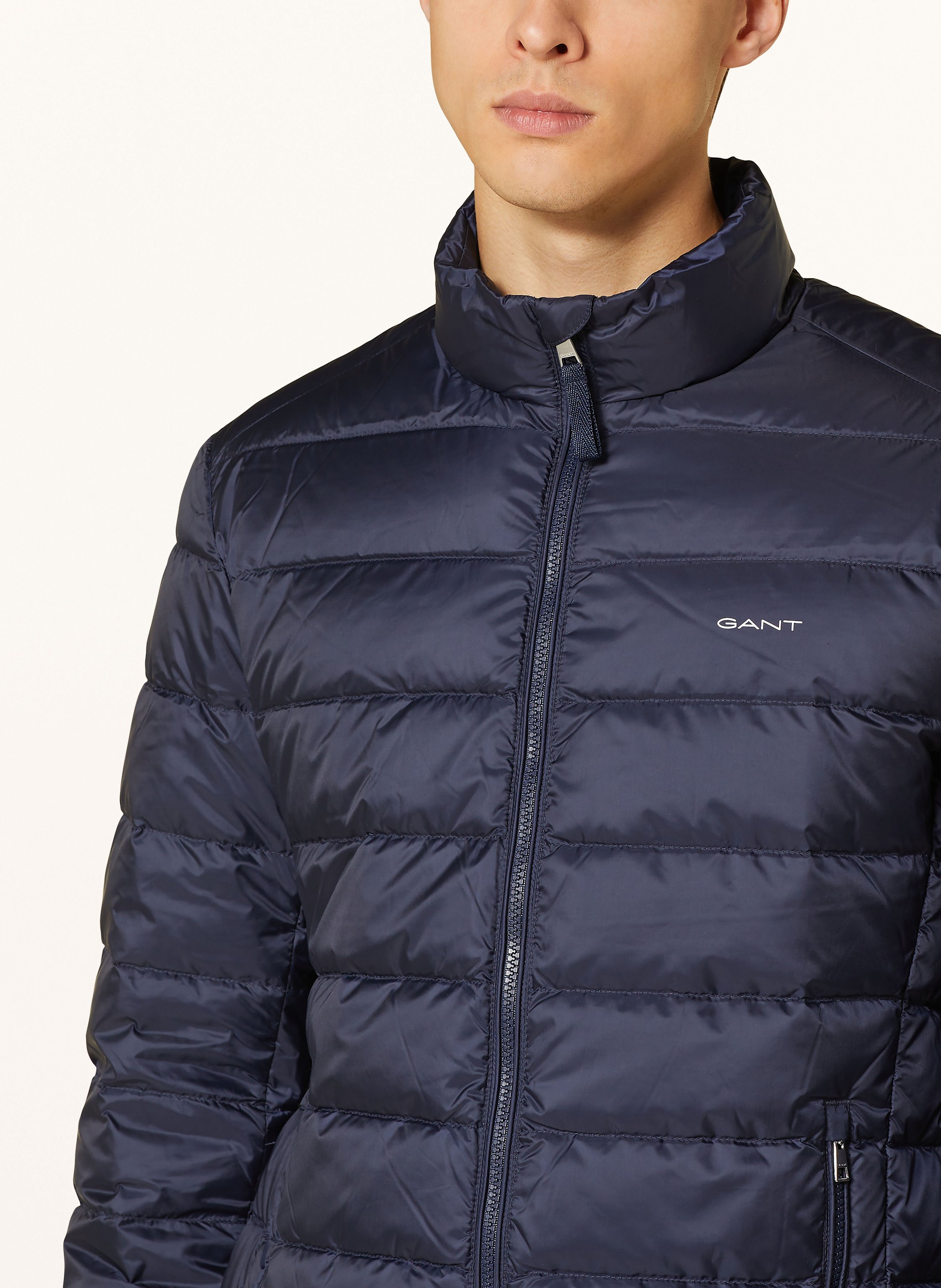 Thumbnail - Gant Lightweight-Daunenjacke blau