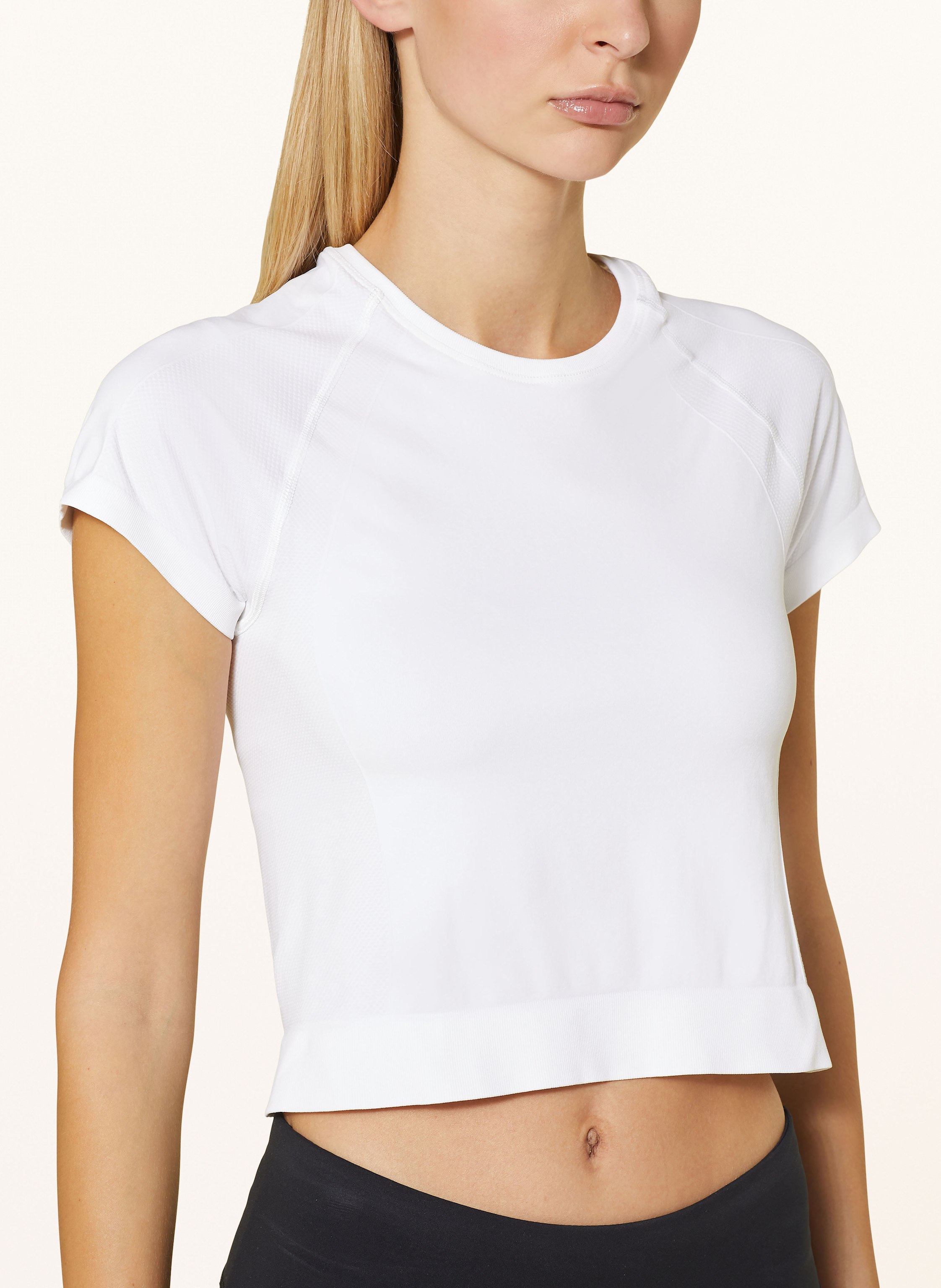 Thumbnail - Sweaty Betty Cropped-Shirt Athlete weiss