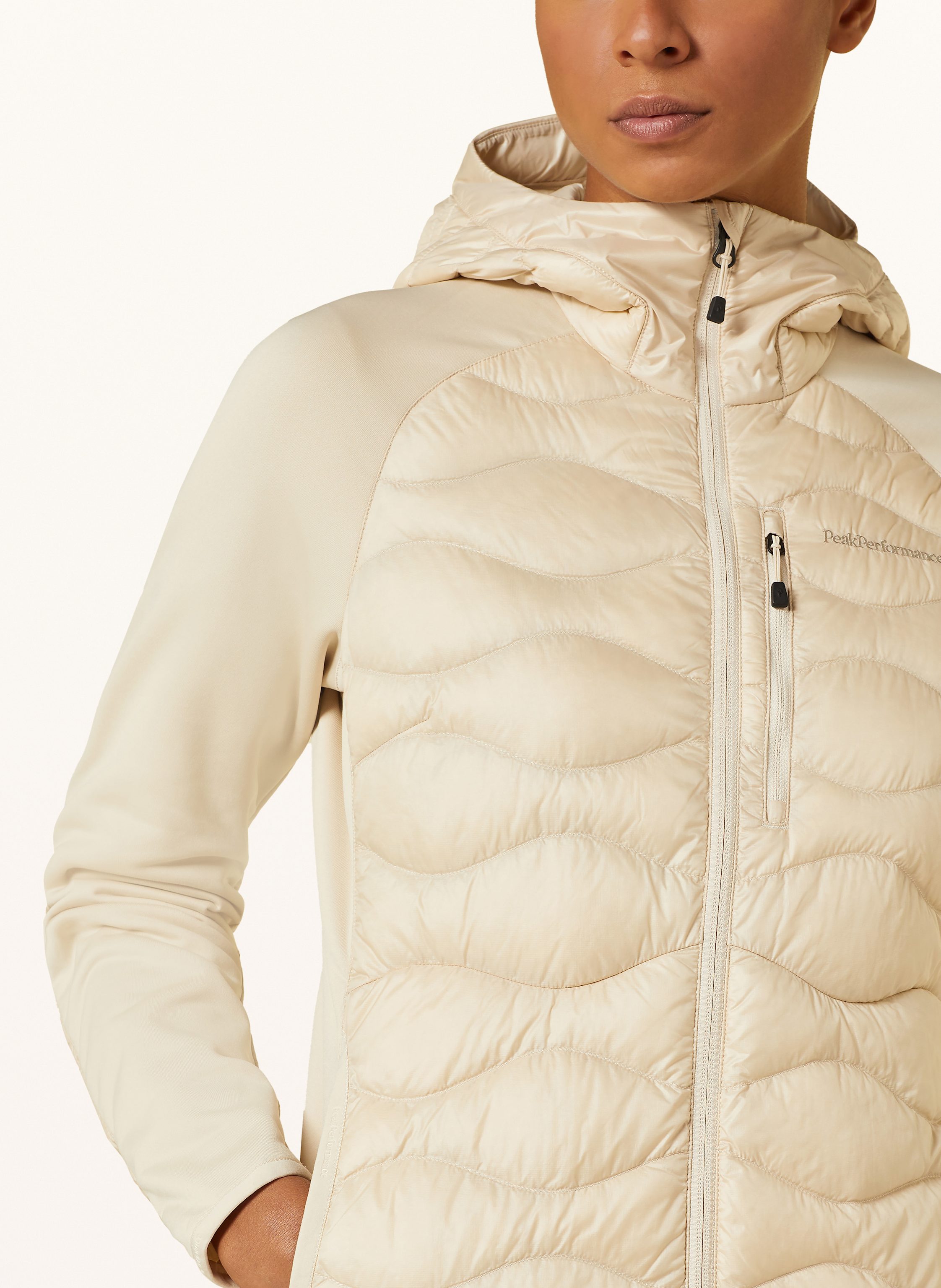 Thumbnail - Peak Performance Hybrid-Daunenjacke Helium beige
