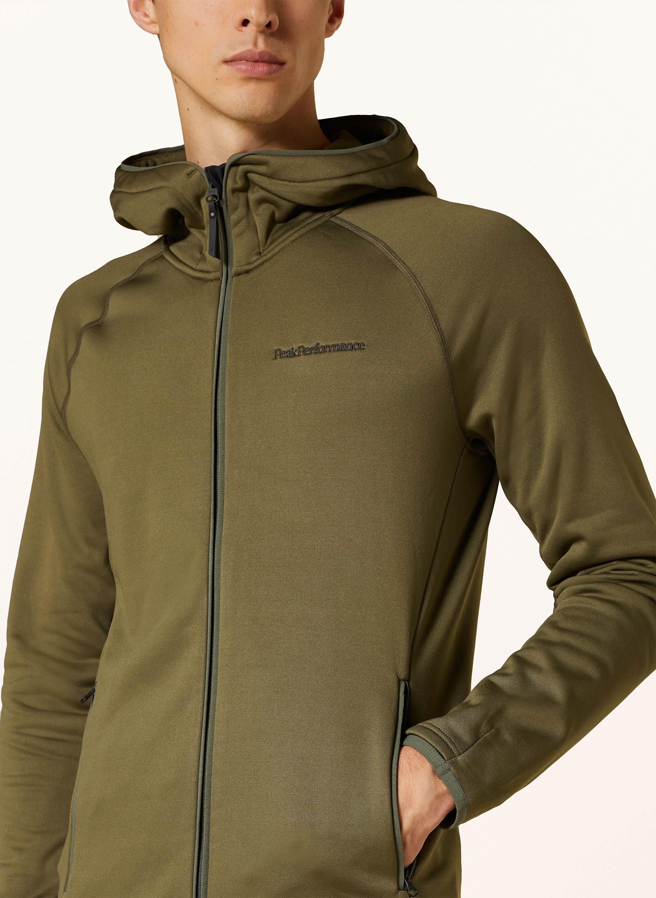 Thumbnail - Peak Performance Midlayer-Jacke Flo Chill Light gruen