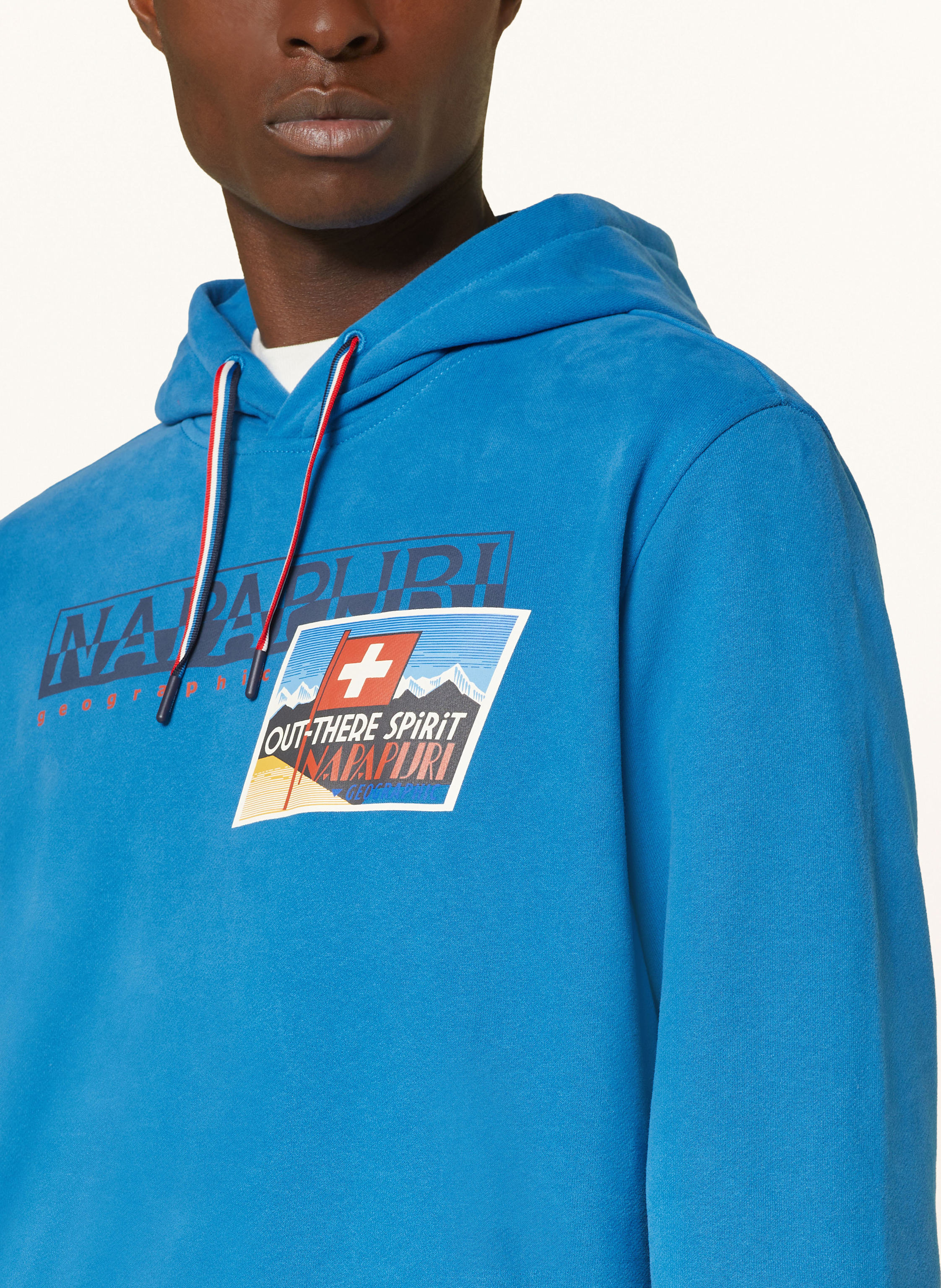 Thumbnail - Napapijri Hoodie Portalet blau