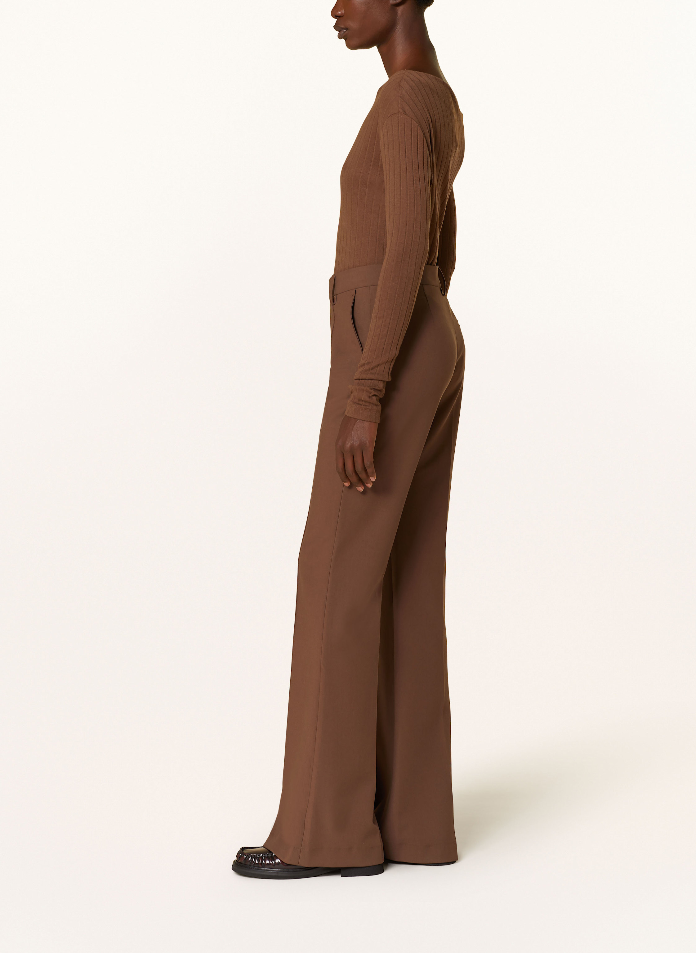 Thumbnail - Closed Bootcut-Hose Denair braun