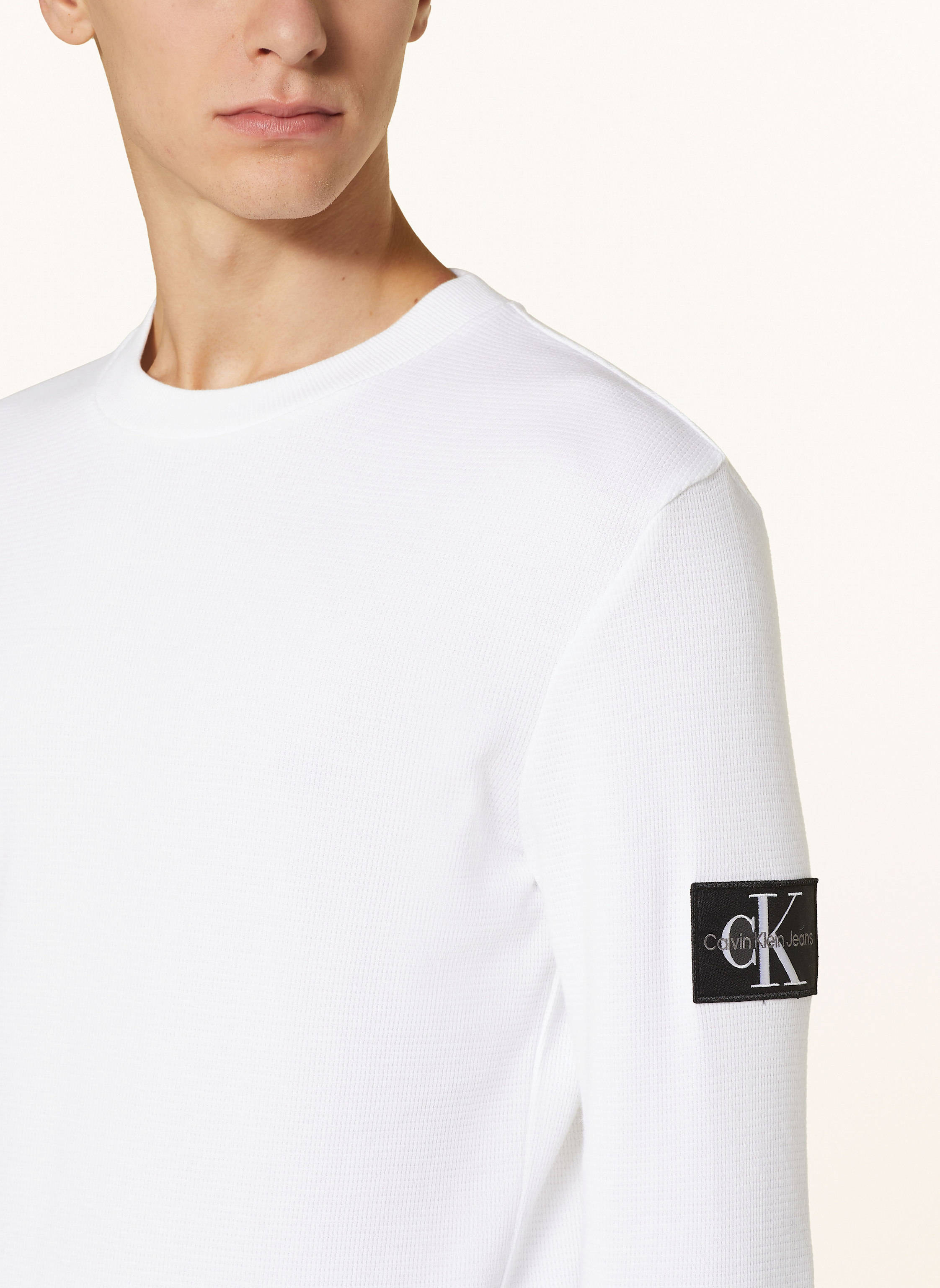 Thumbnail - Calvin Klein Jeans Longsleeve weiss