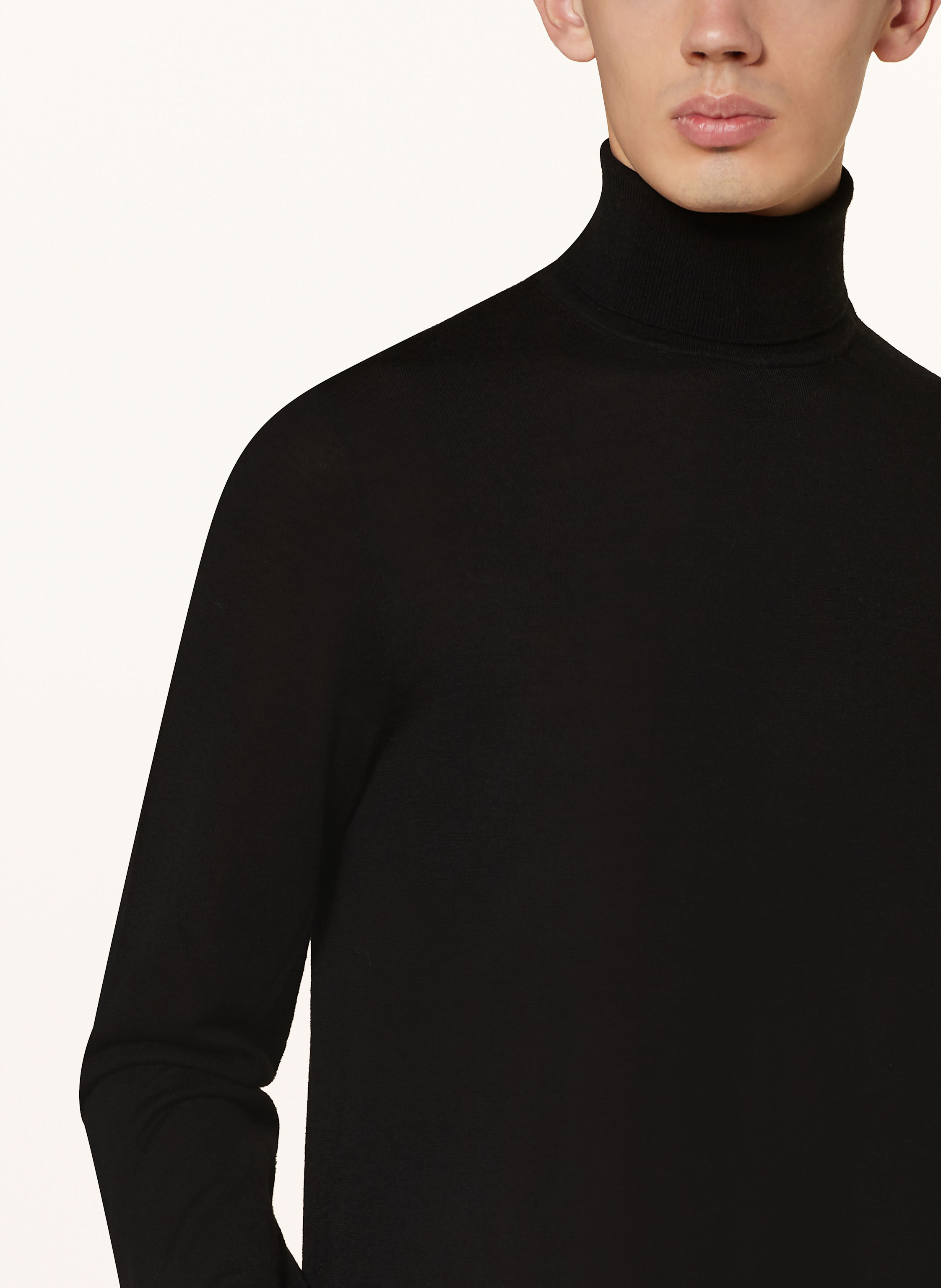 Thumbnail - Tiger Of Sweden Rollkragenpullover Nevile schwarz