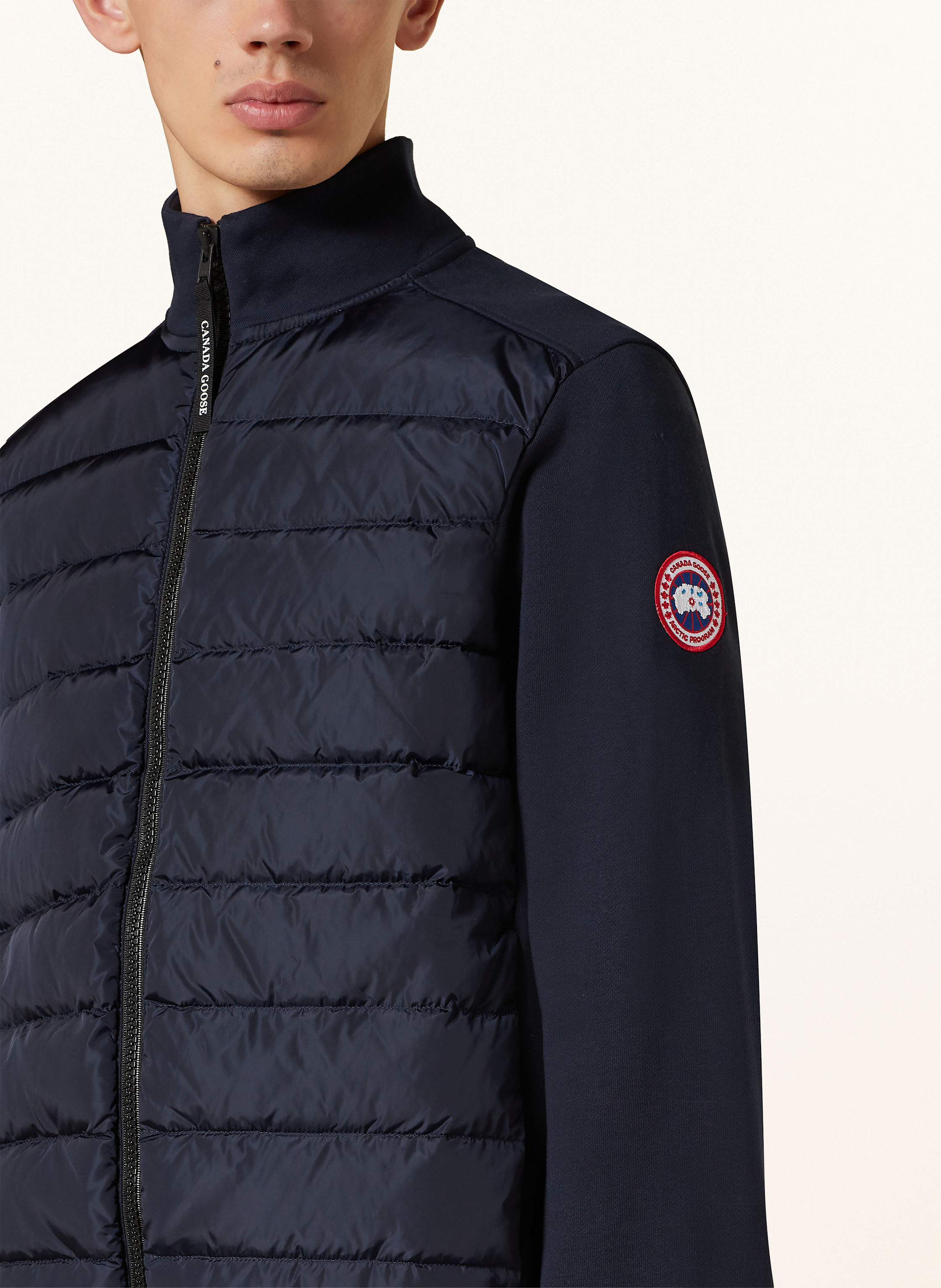 Thumbnail - Canada Goose Strickjacke Im Materialmix blau