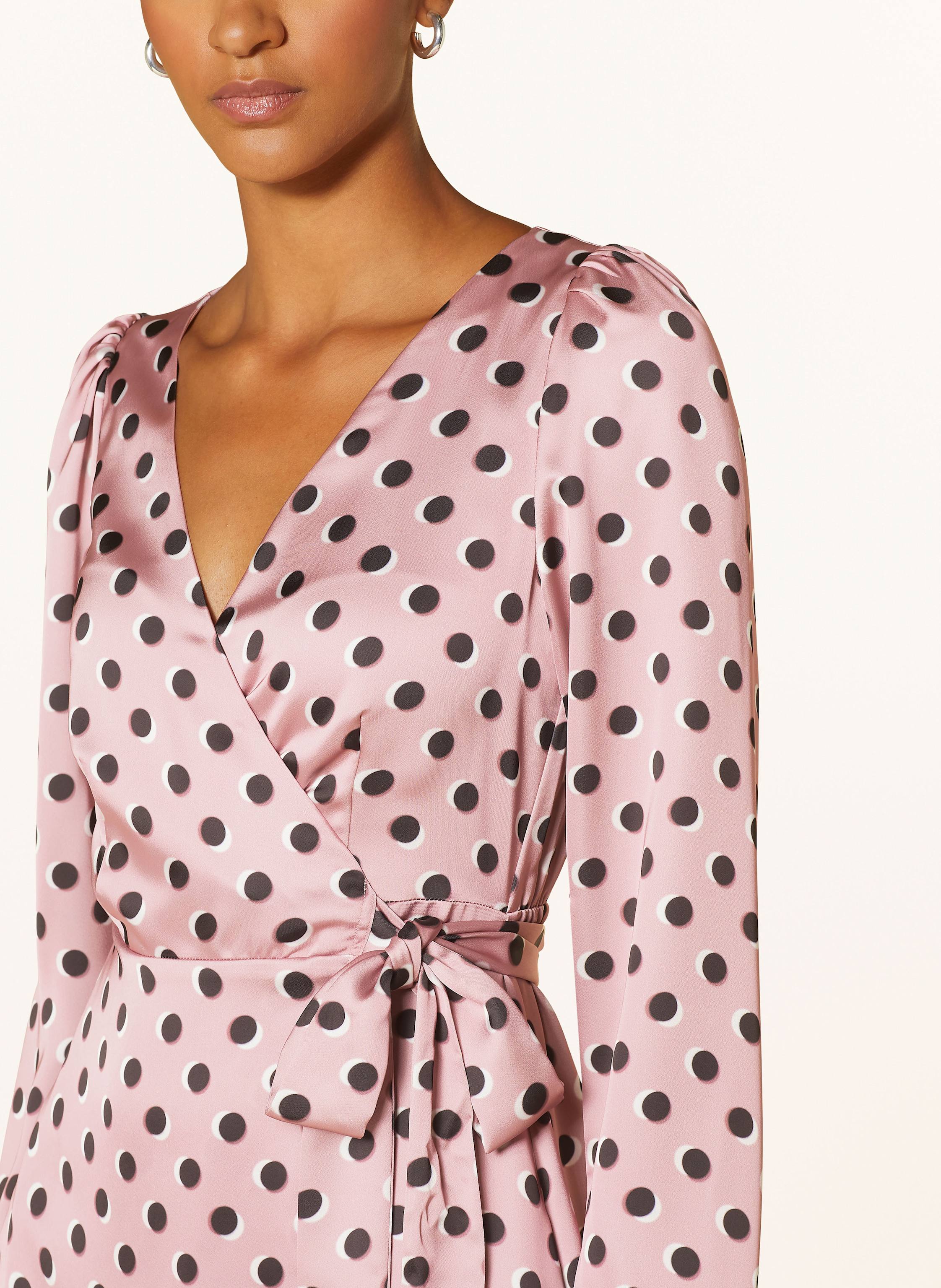 Thumbnail - Hugo Wickelkleid Kapia Aus Satin rosa