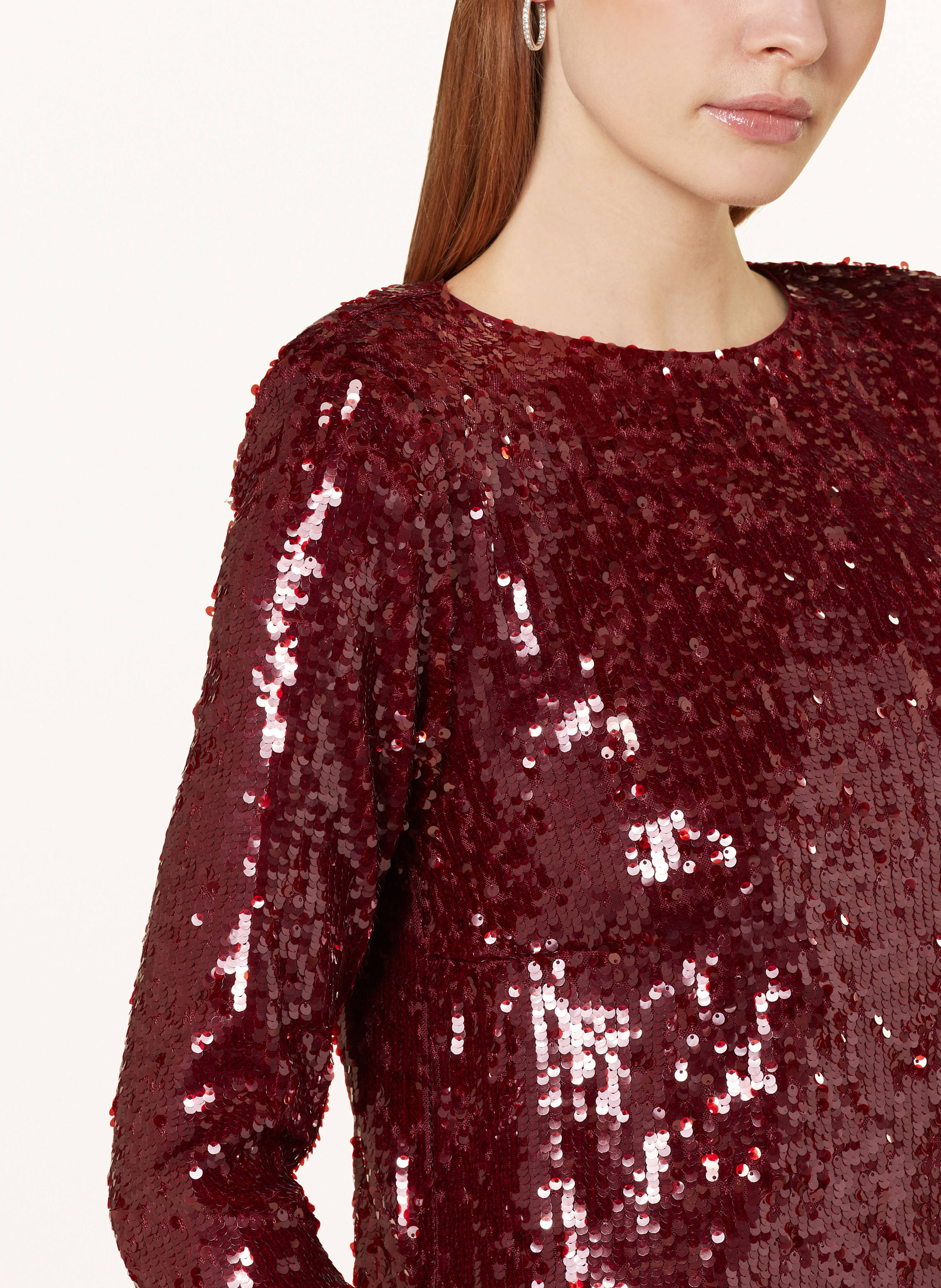 Thumbnail - Suncoo Cocktailkleid Carlota Mit Pailletten rot