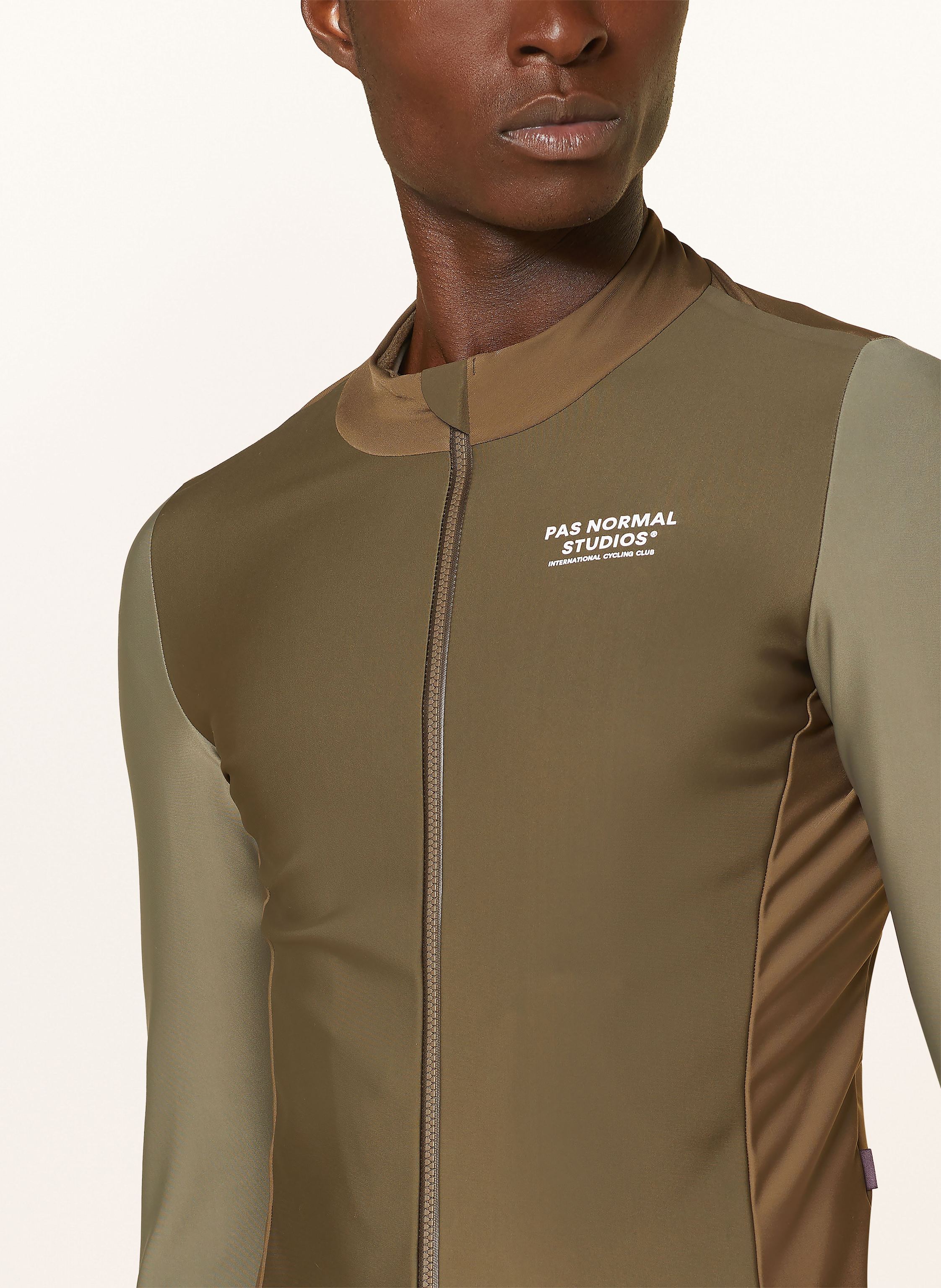 Thumbnail - Pas Normal Studios Radtrikot Mechanism Thermal beige