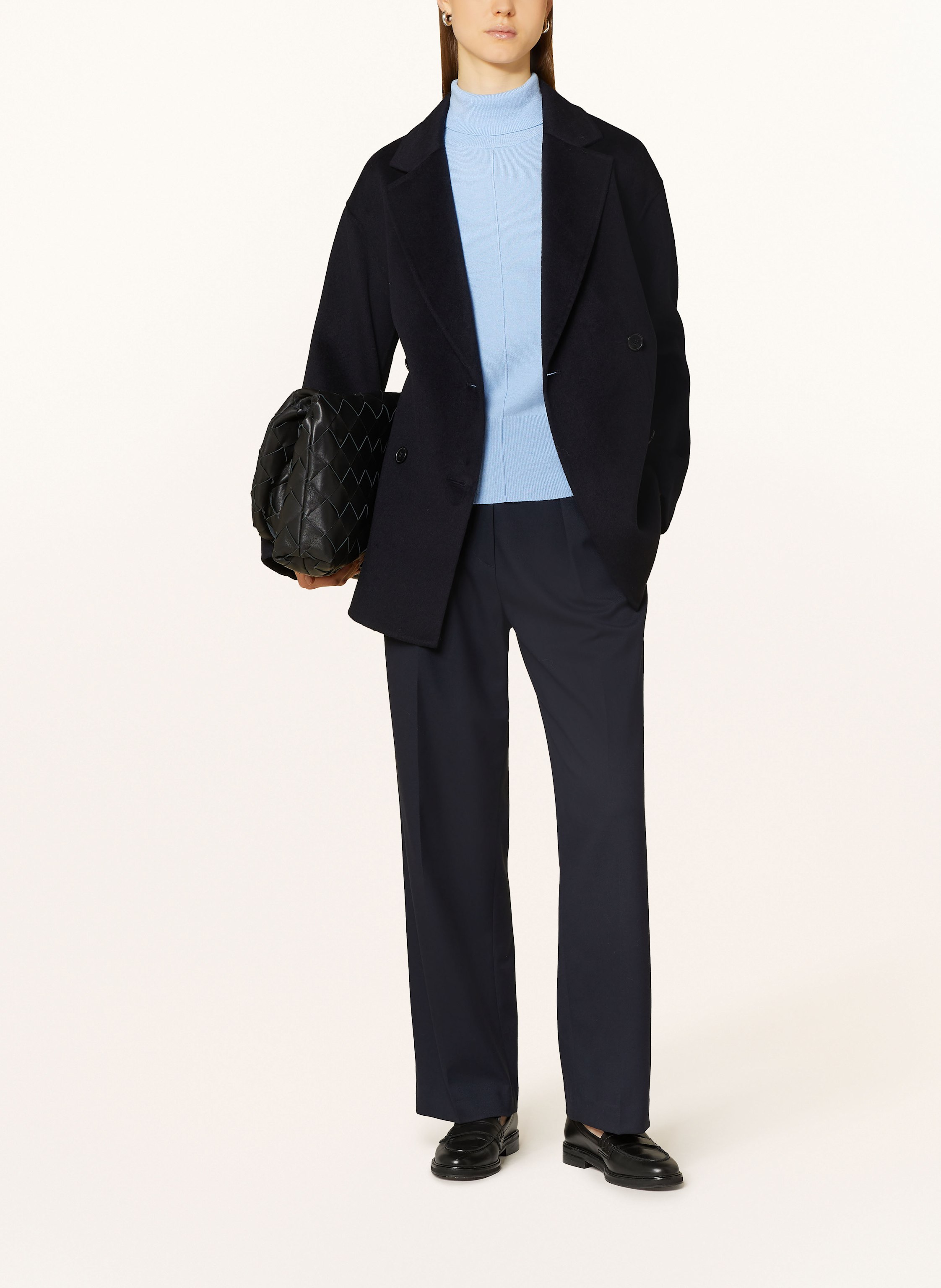 Thumbnail - Comma Casual Identity Rollkragenpullover blau