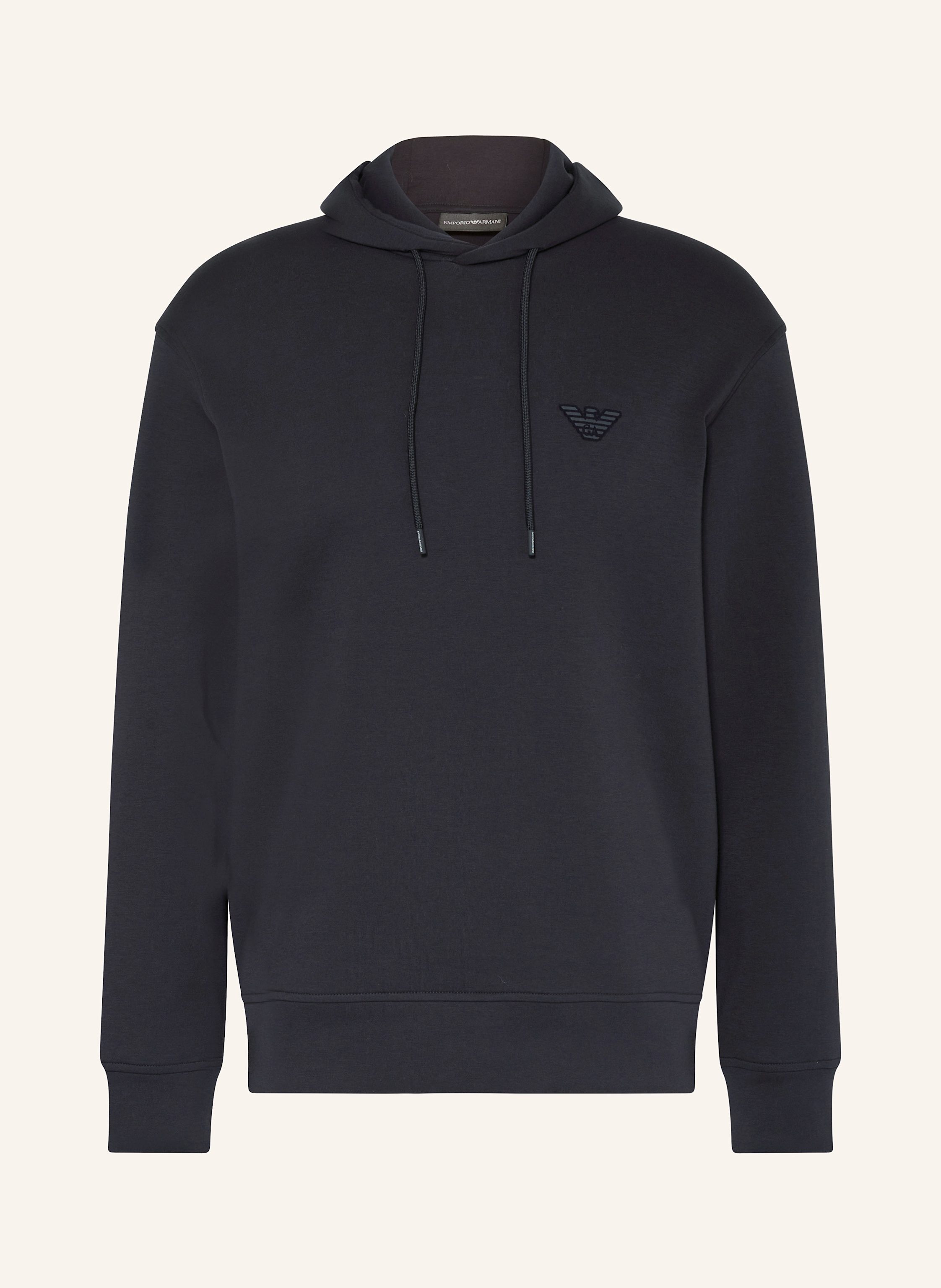 Emporio armani black hoodie on sale