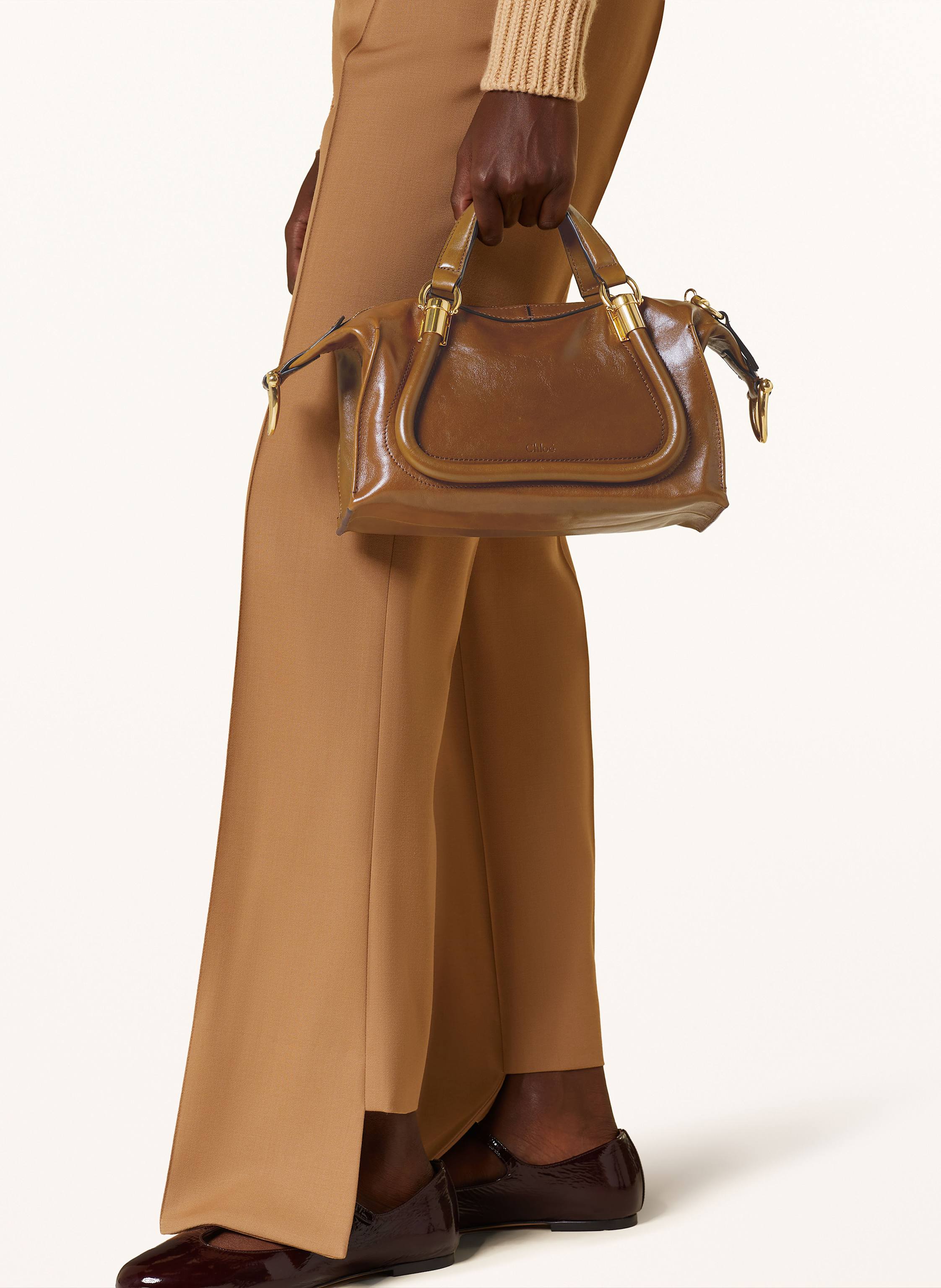 Thumbnail - Chloé Handtasche Paraty 24 braun