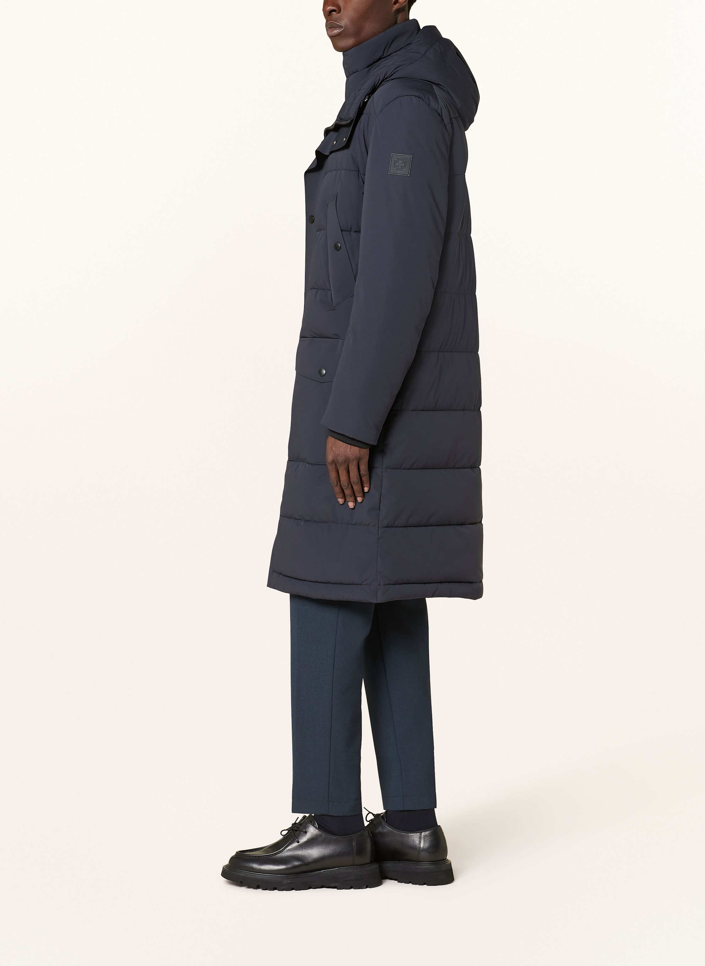 Thumbnail - Strellson Steppmantel Crasher Fused blau