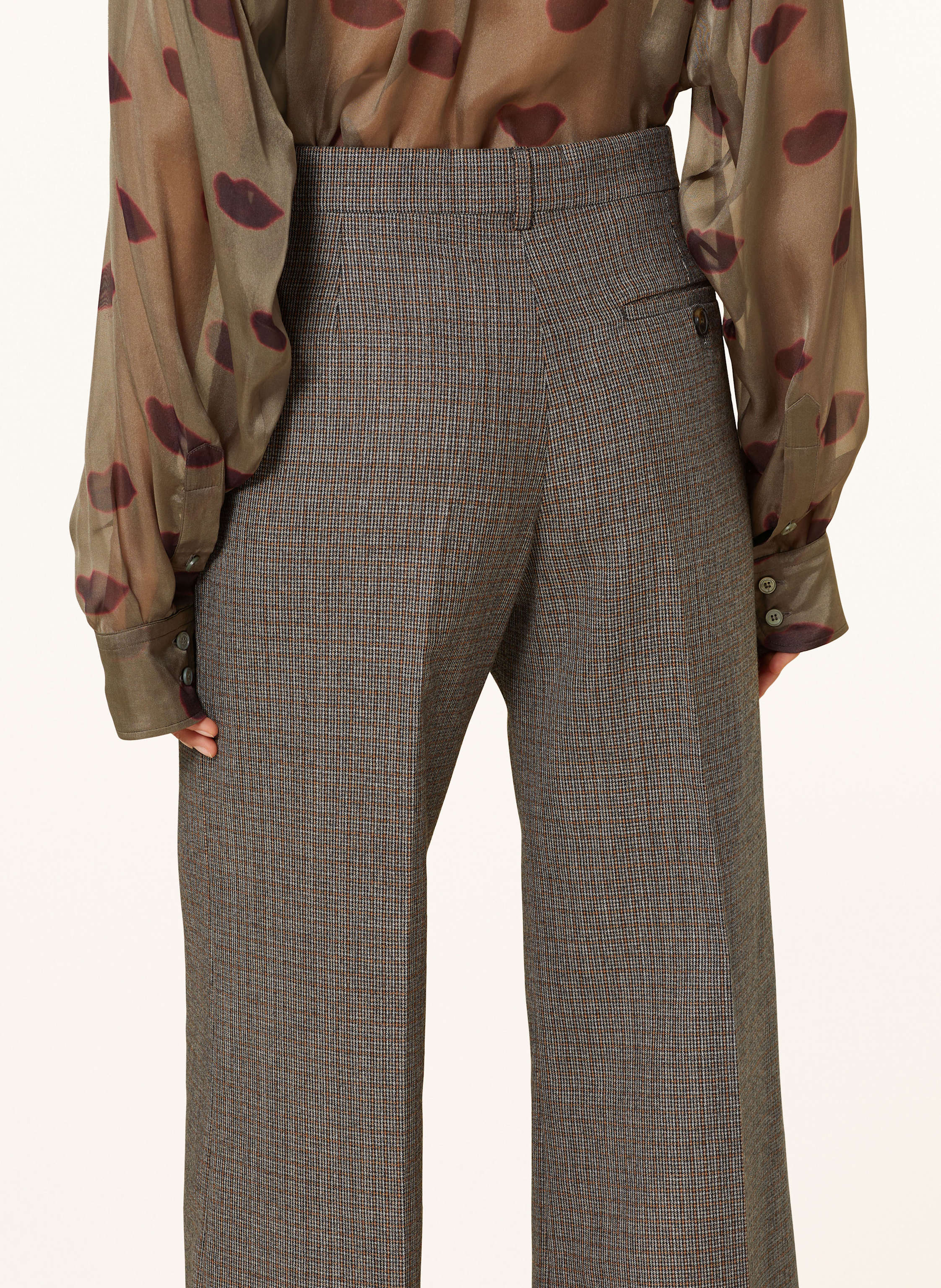Thumbnail - Stella Mccartney Marlenehose grau
