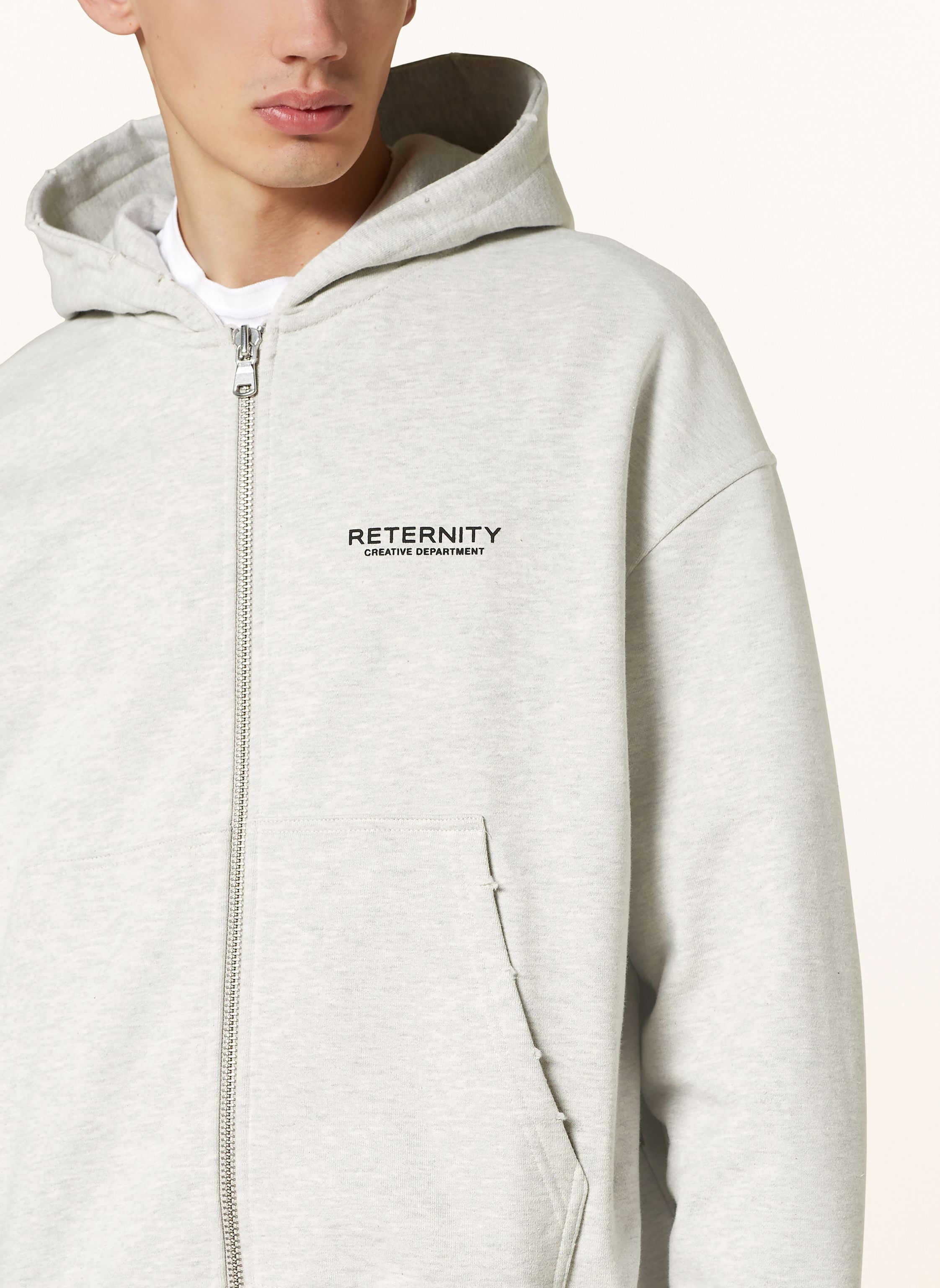 Thumbnail - Reternity Sweatjacke grau