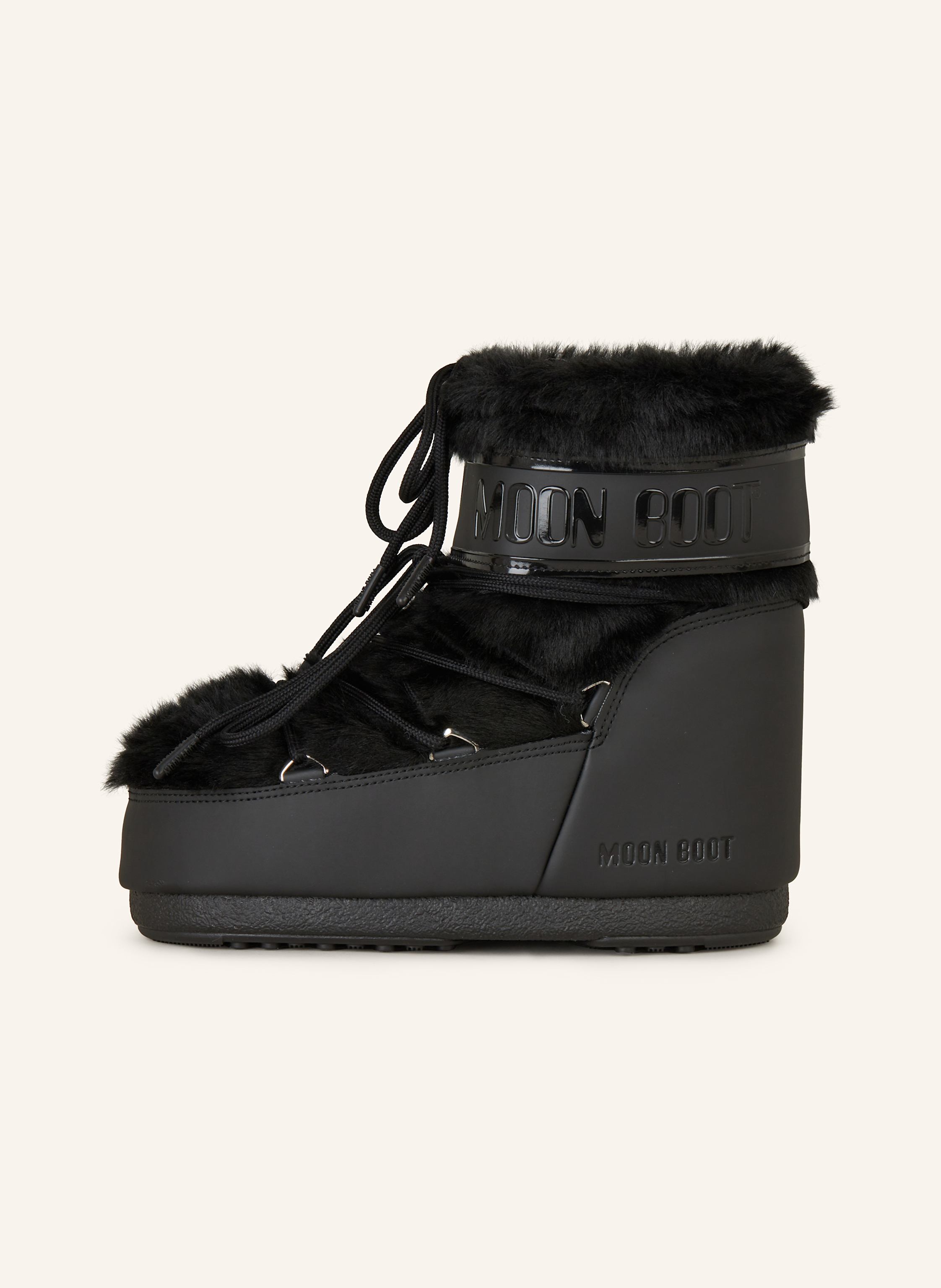 Thumbnail - Moon Boot Moon Boots Icon Low Faux Fur schwarz