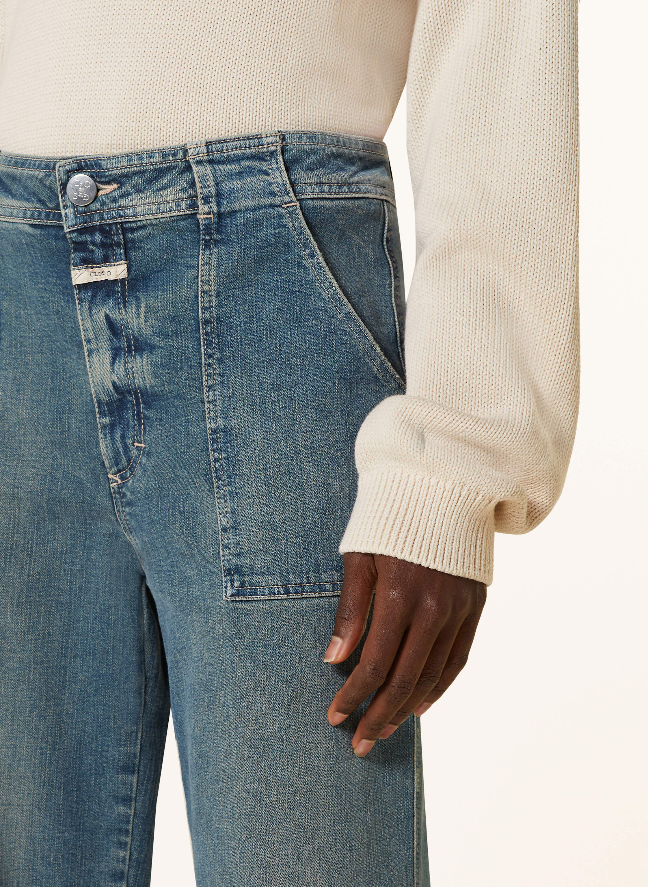 Thumbnail - Closed Flared Jeans Aria blau