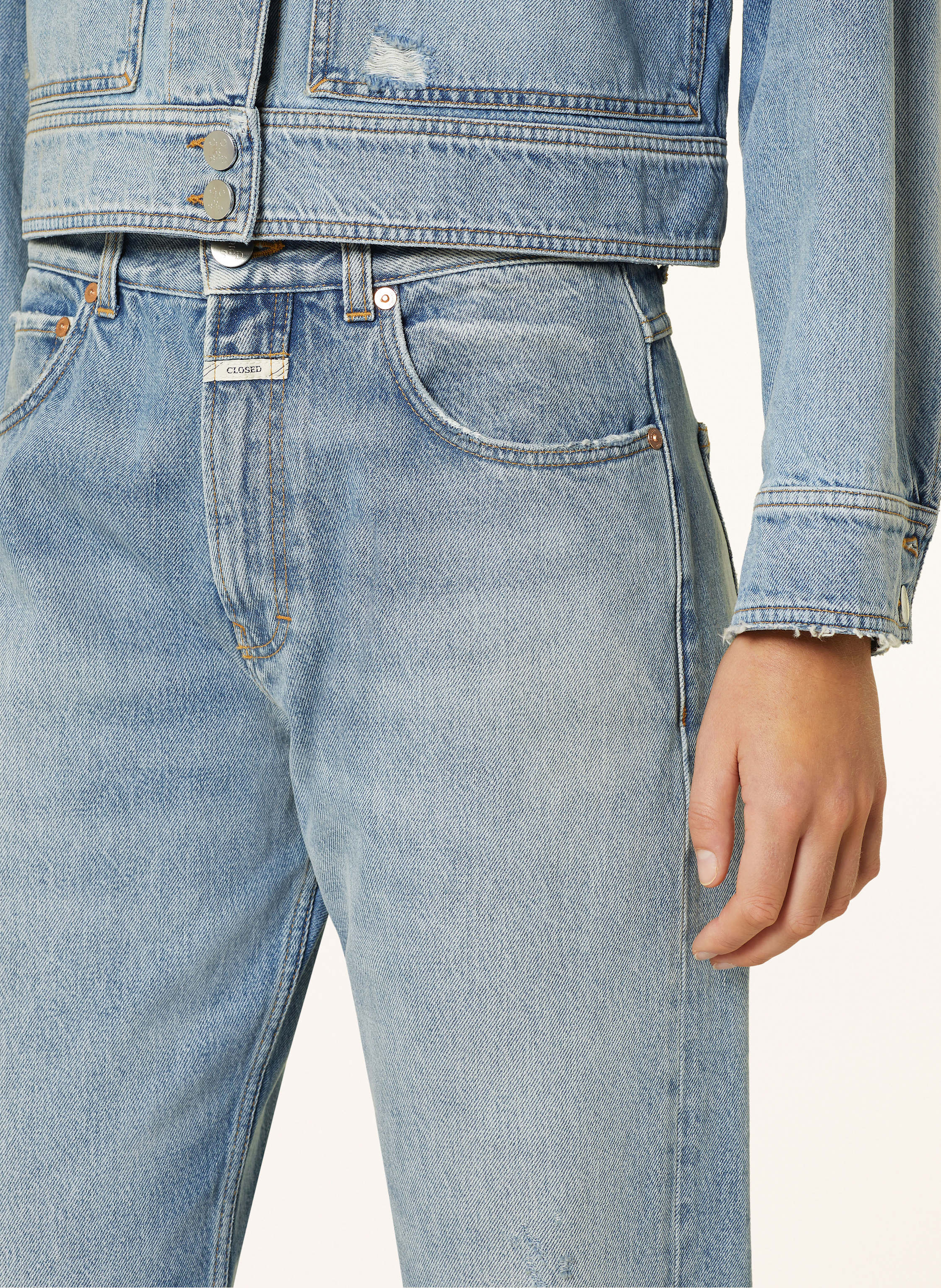 Thumbnail - Closed Destroyed Jeans Jonta blau