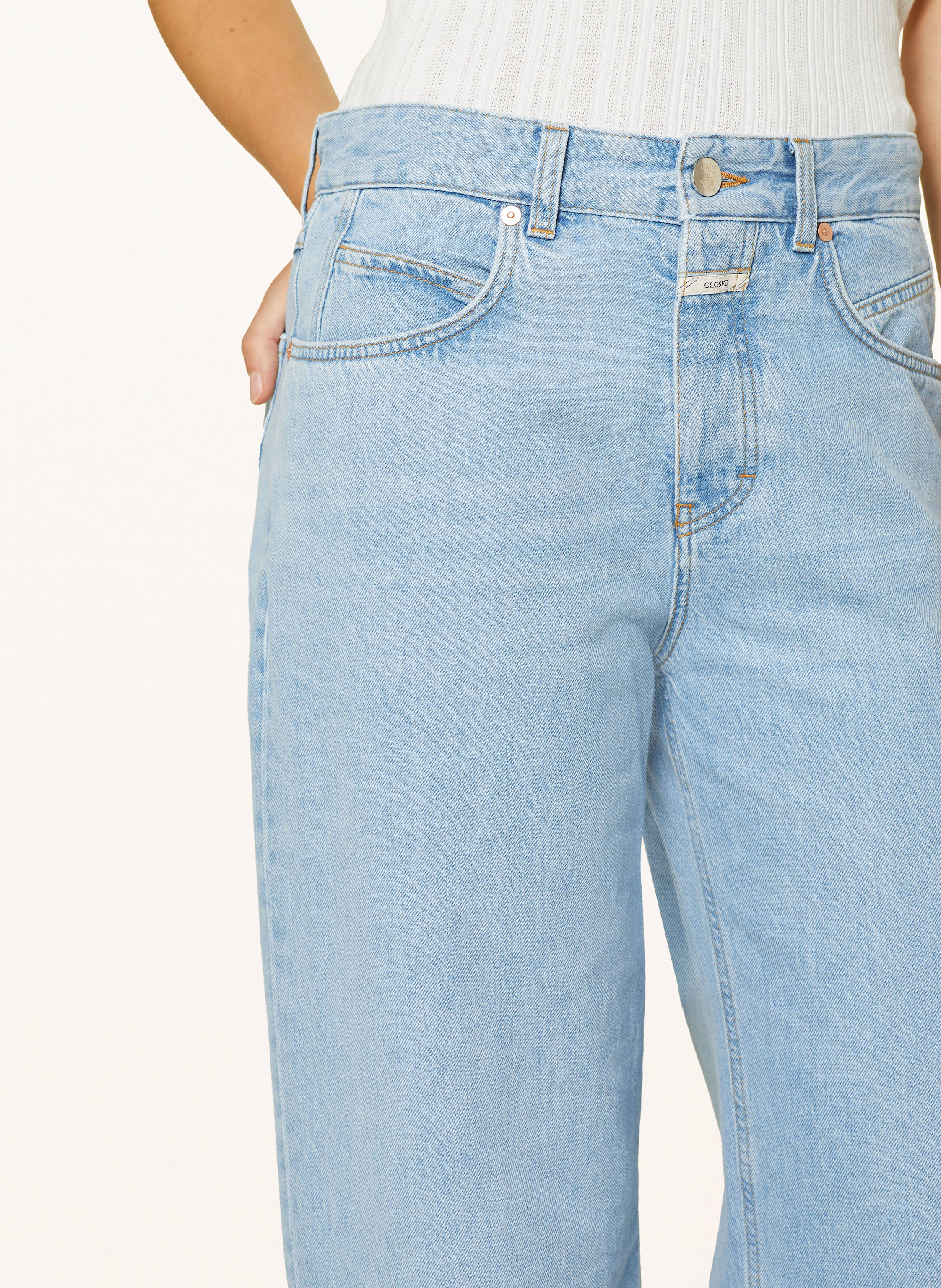 Thumbnail - Closed Straight Jeans Nikka blau