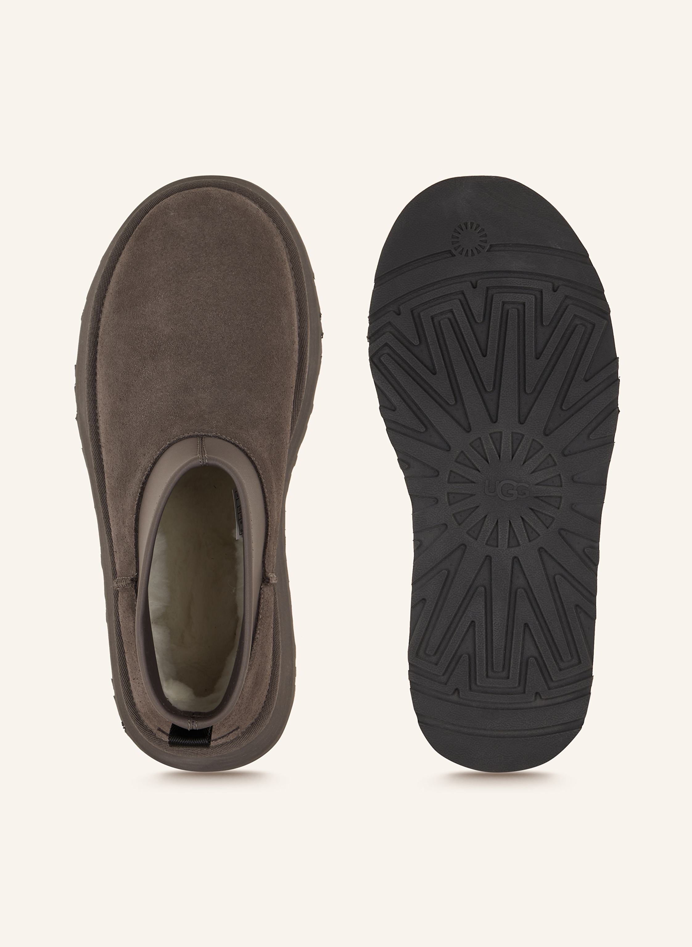 Thumbnail - Ugg Plateau-Boots Classic Mini Dipper grau