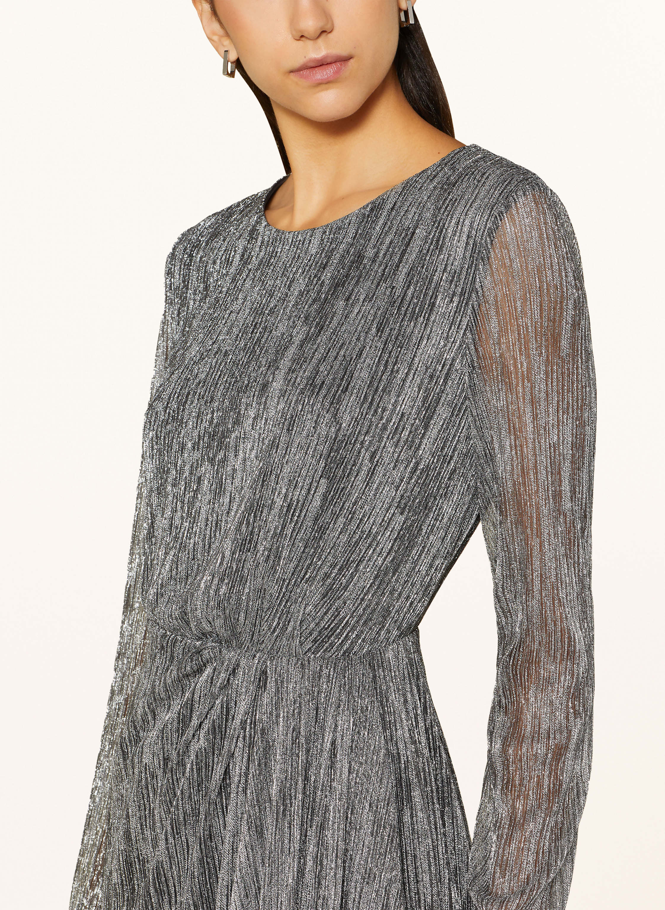 Thumbnail - Marc Cain Kleid Mit Glitzergarn silber