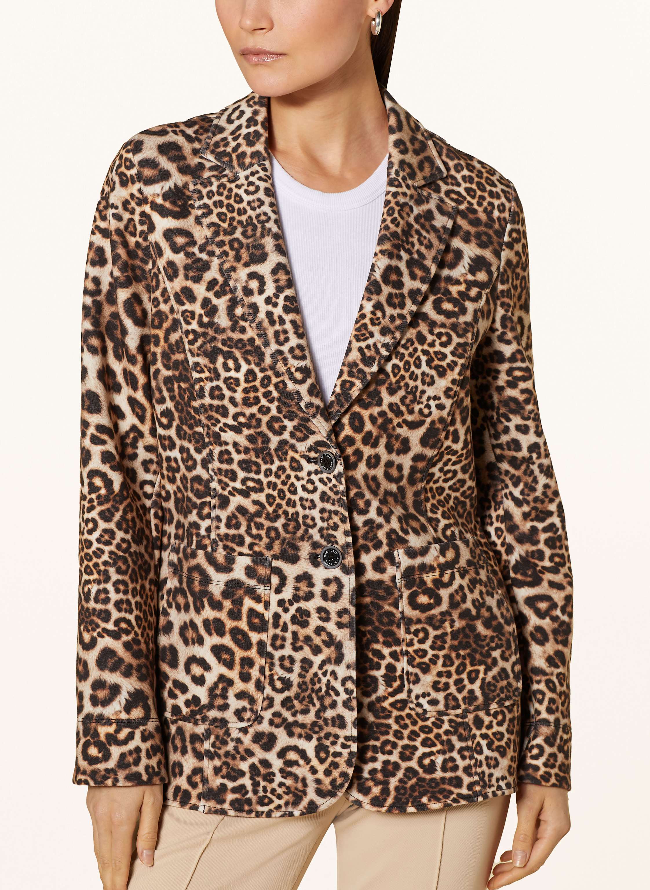 Thumbnail - Marc Cain Jerseyblazer braun