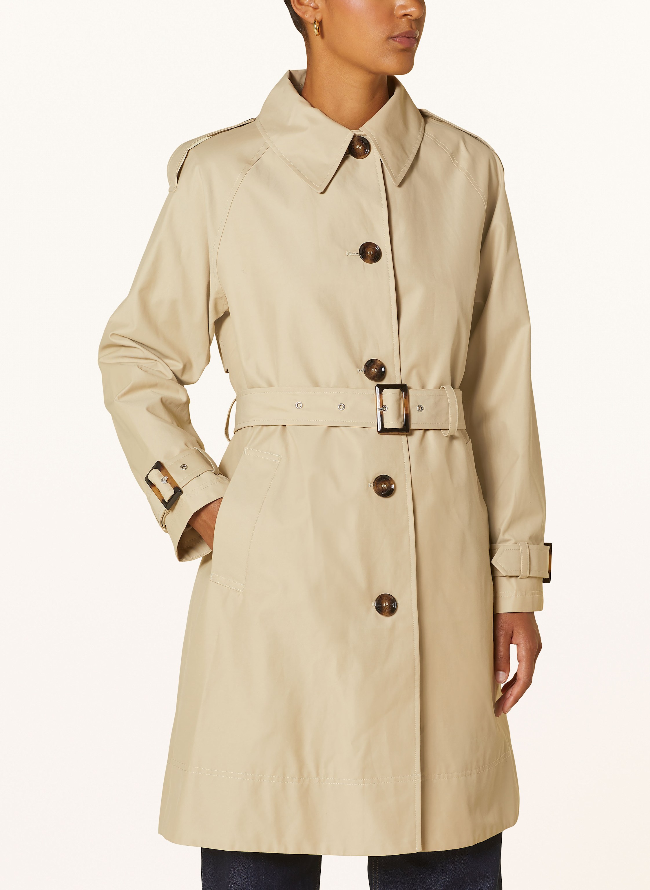 Thumbnail - Barbour Trenchcoat Maia beige