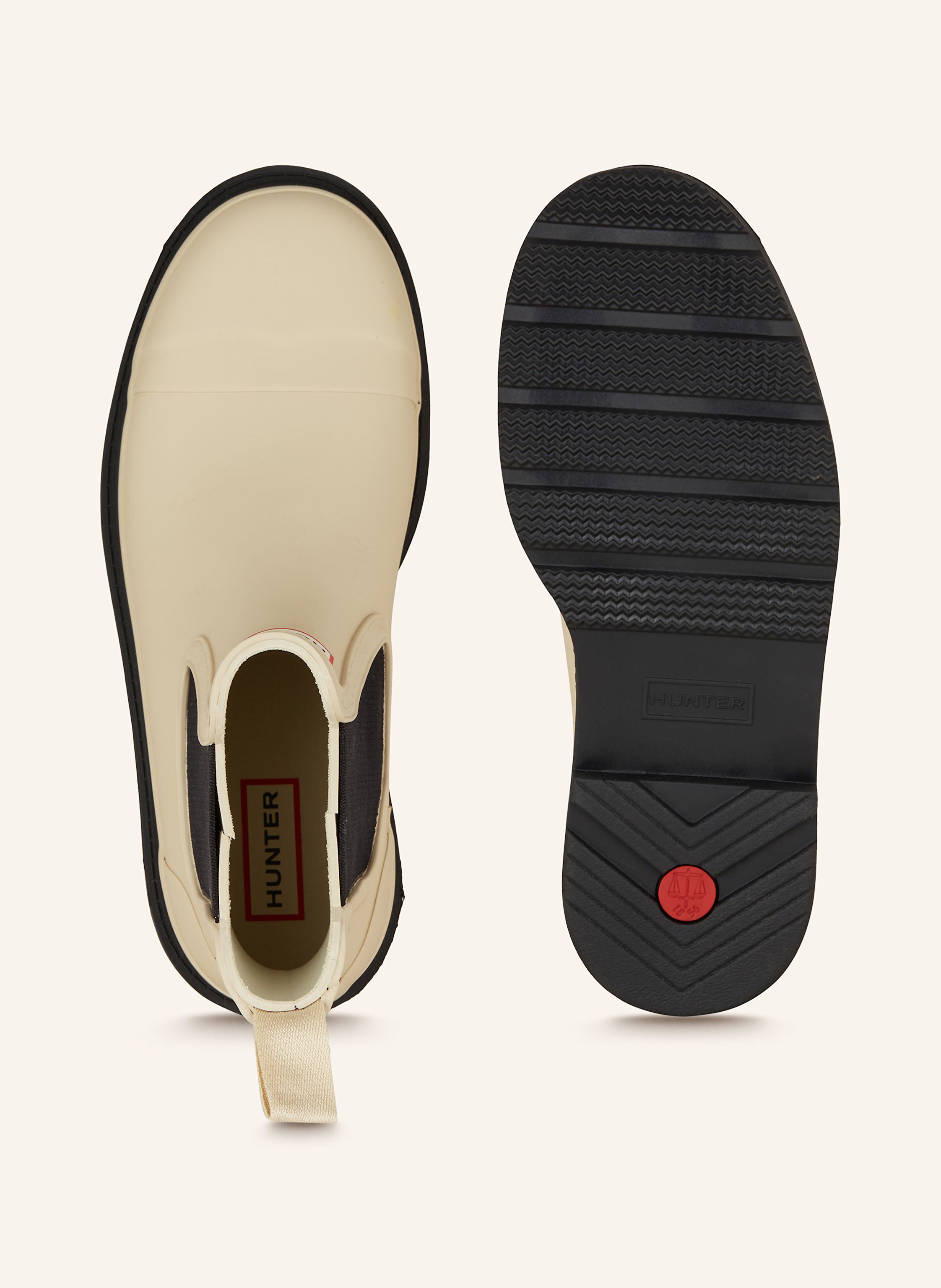 Thumbnail - Hunter Chelsea-Boots Commando beige