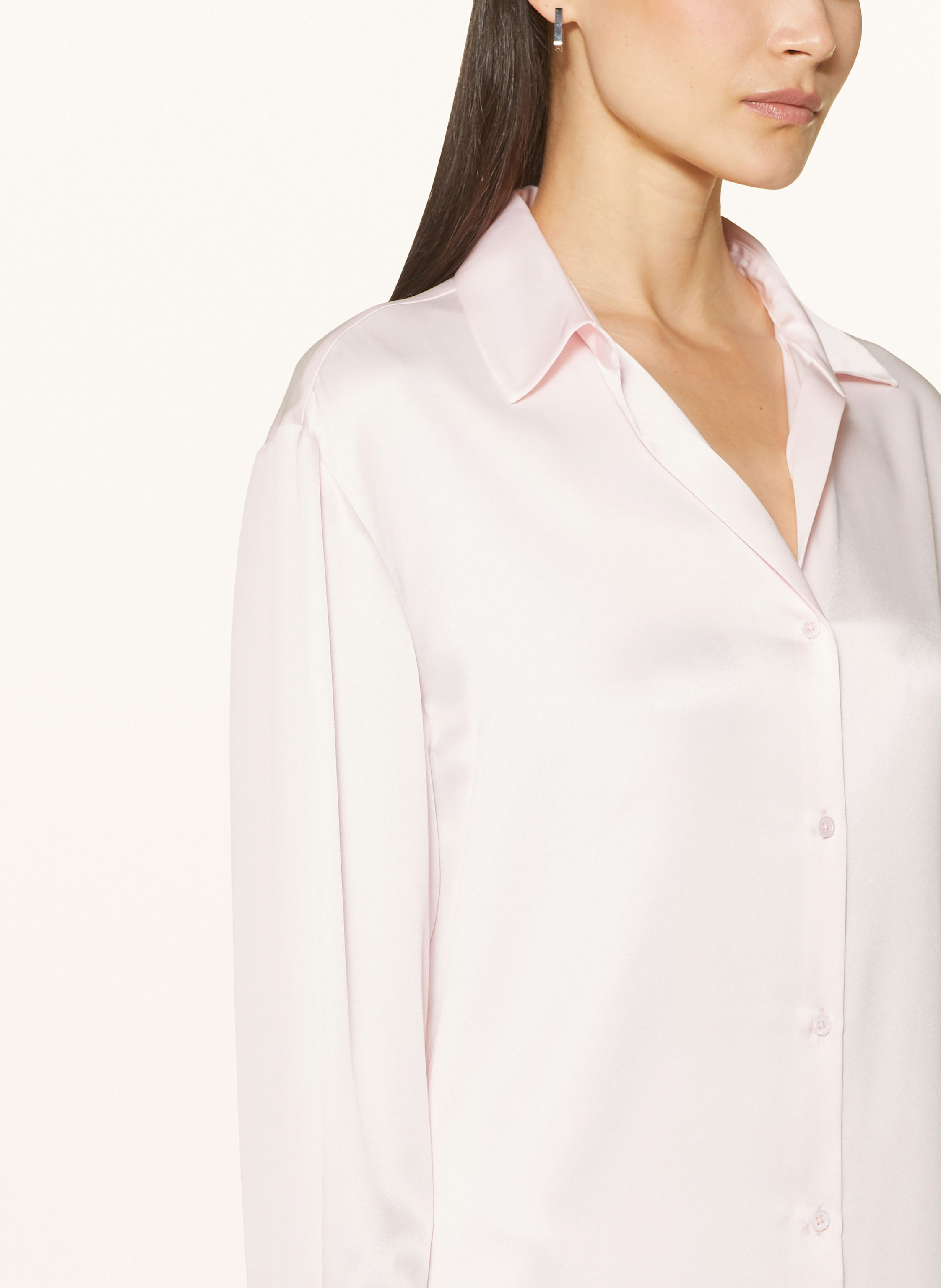 Thumbnail - Mrs & Hugs Satinbluse rosa