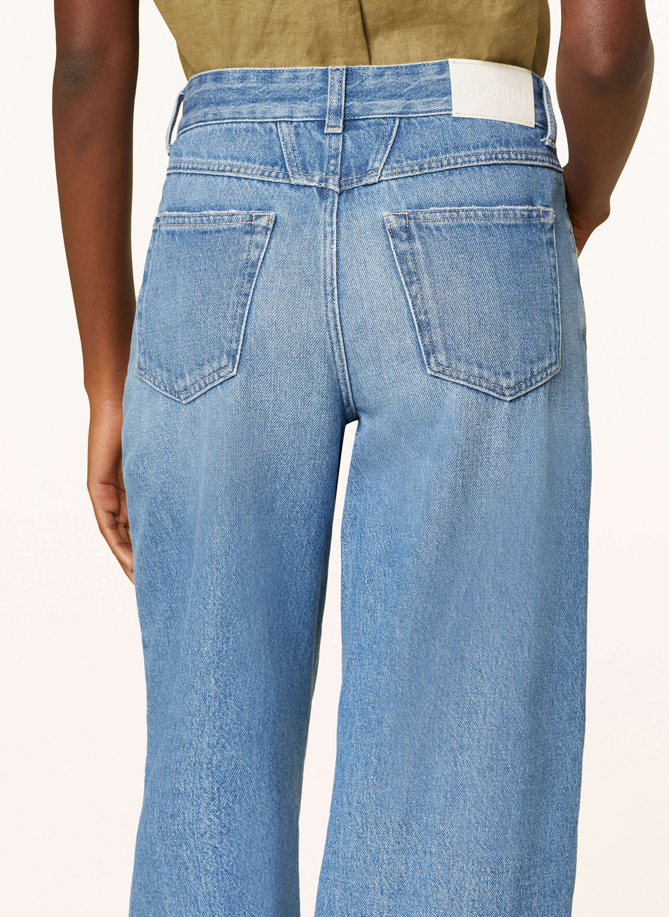 Thumbnail - Closed Wide Leg Jeans Nikka blau