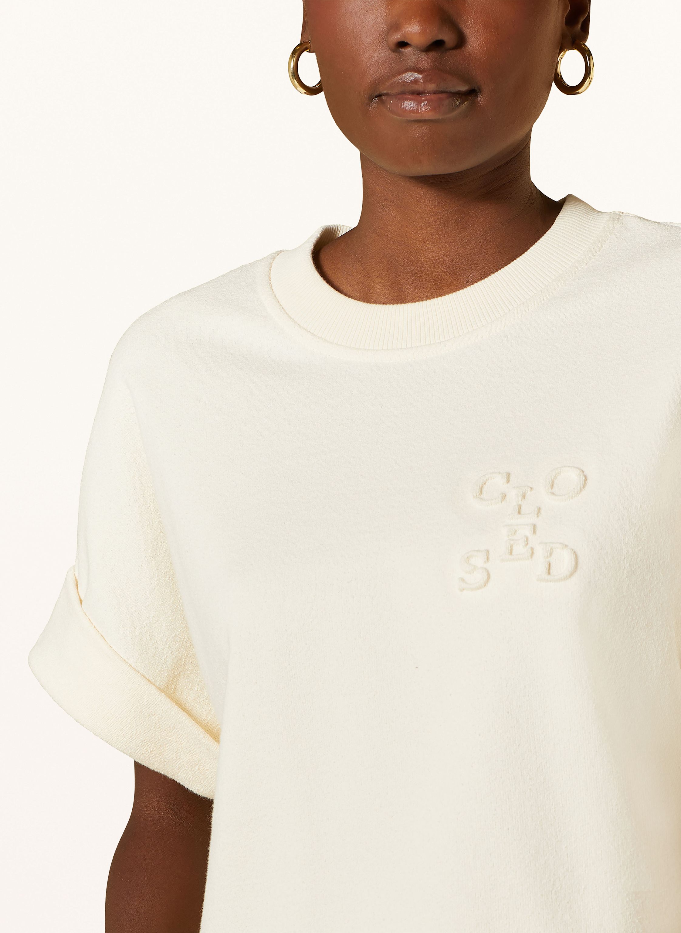 Thumbnail - Closed Cropped-Sweatshirt weiss