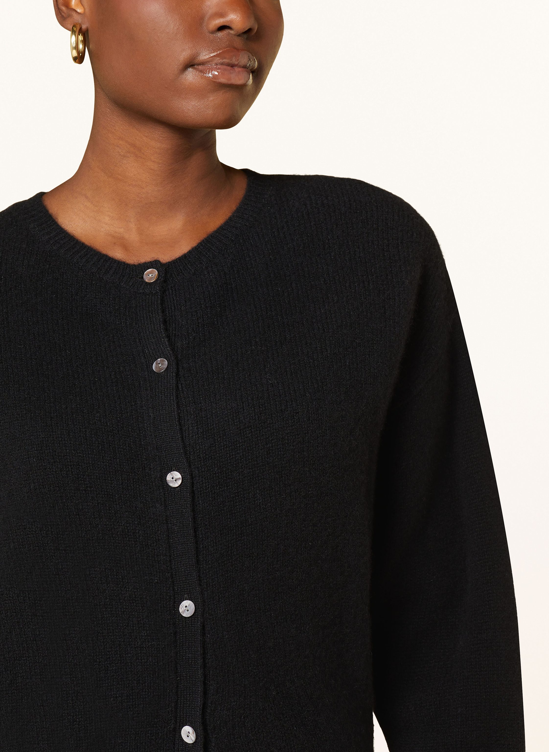 Thumbnail - Almada Label Strickjacke Coco Aus Cashmere schwarz