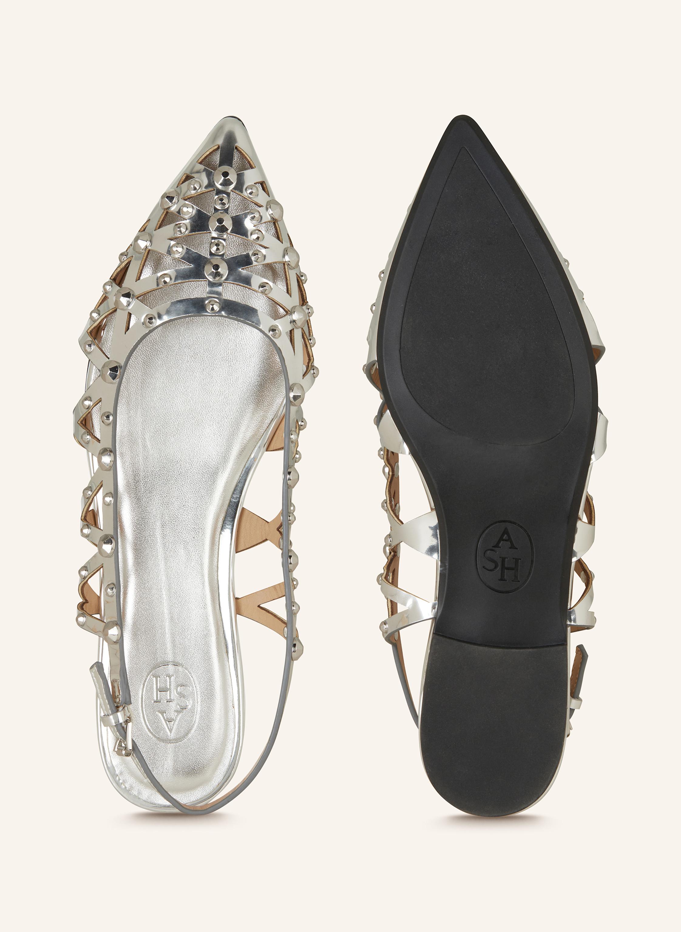 Thumbnail - Ash Slingballerinas Bazaar Mit Nieten silber