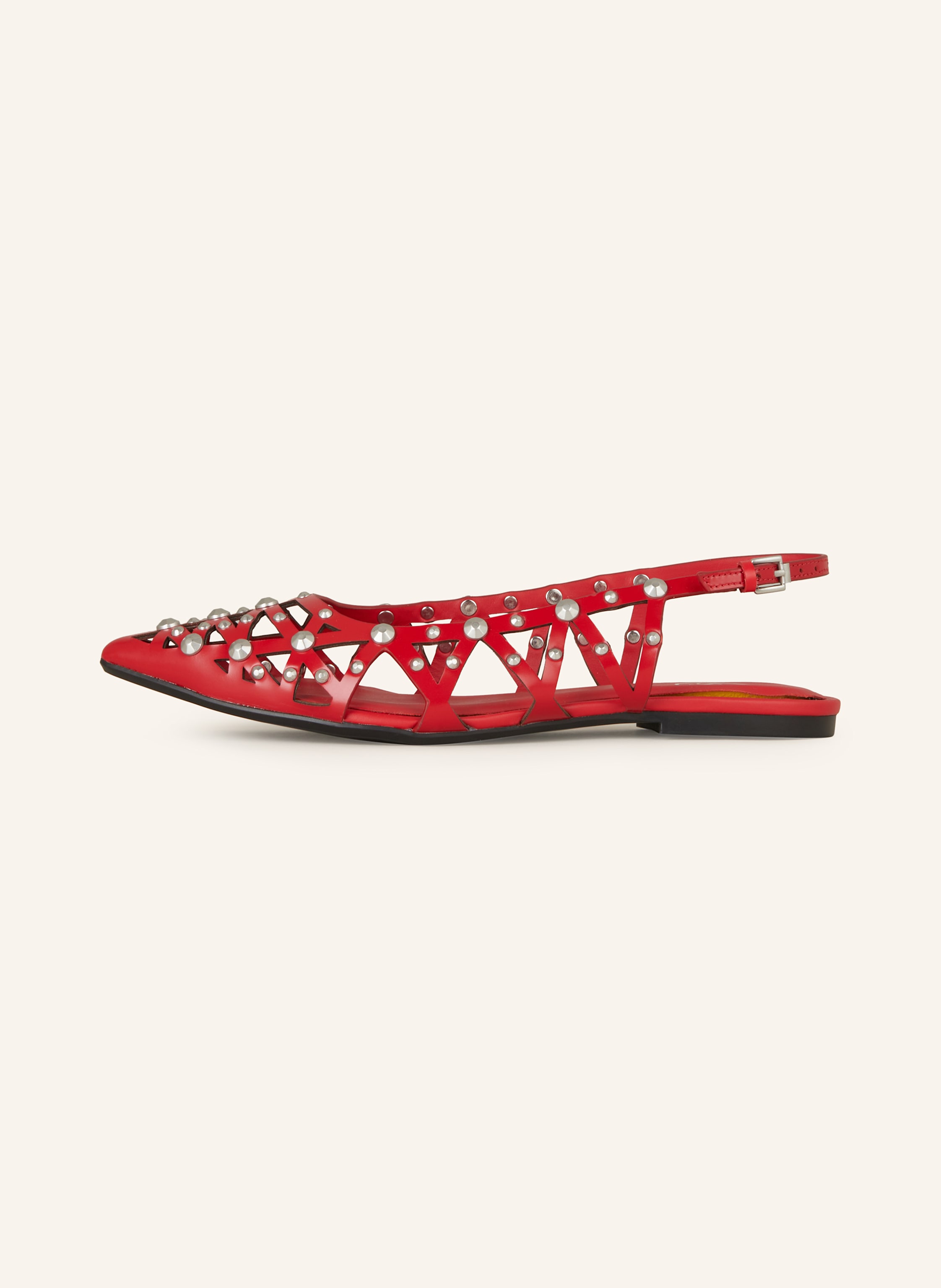 Thumbnail - Ash Slingballerinas Bazaar Mit Nieten rot