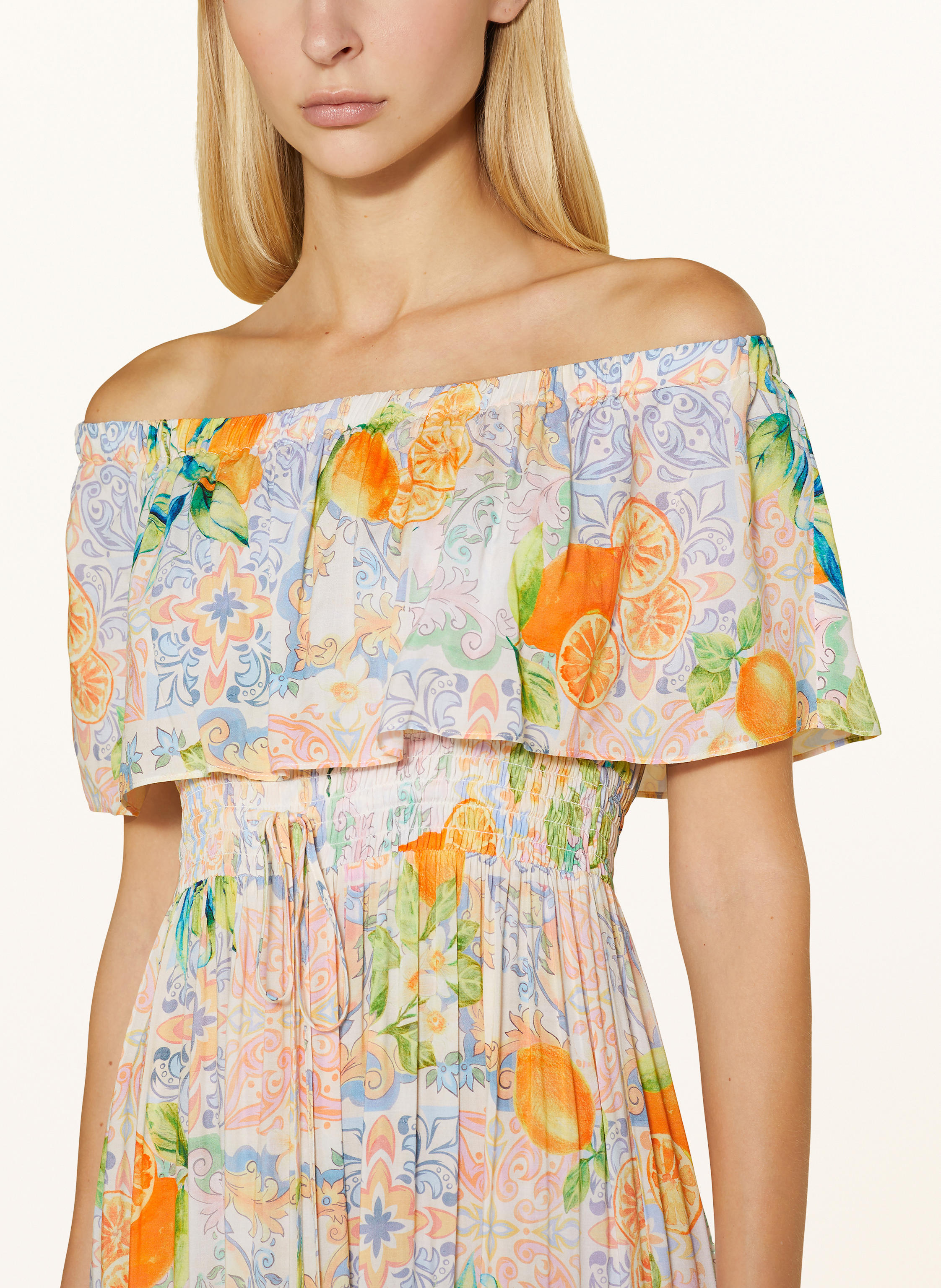 Thumbnail - Watercult Strandkleid Dolce Whimsy orange
