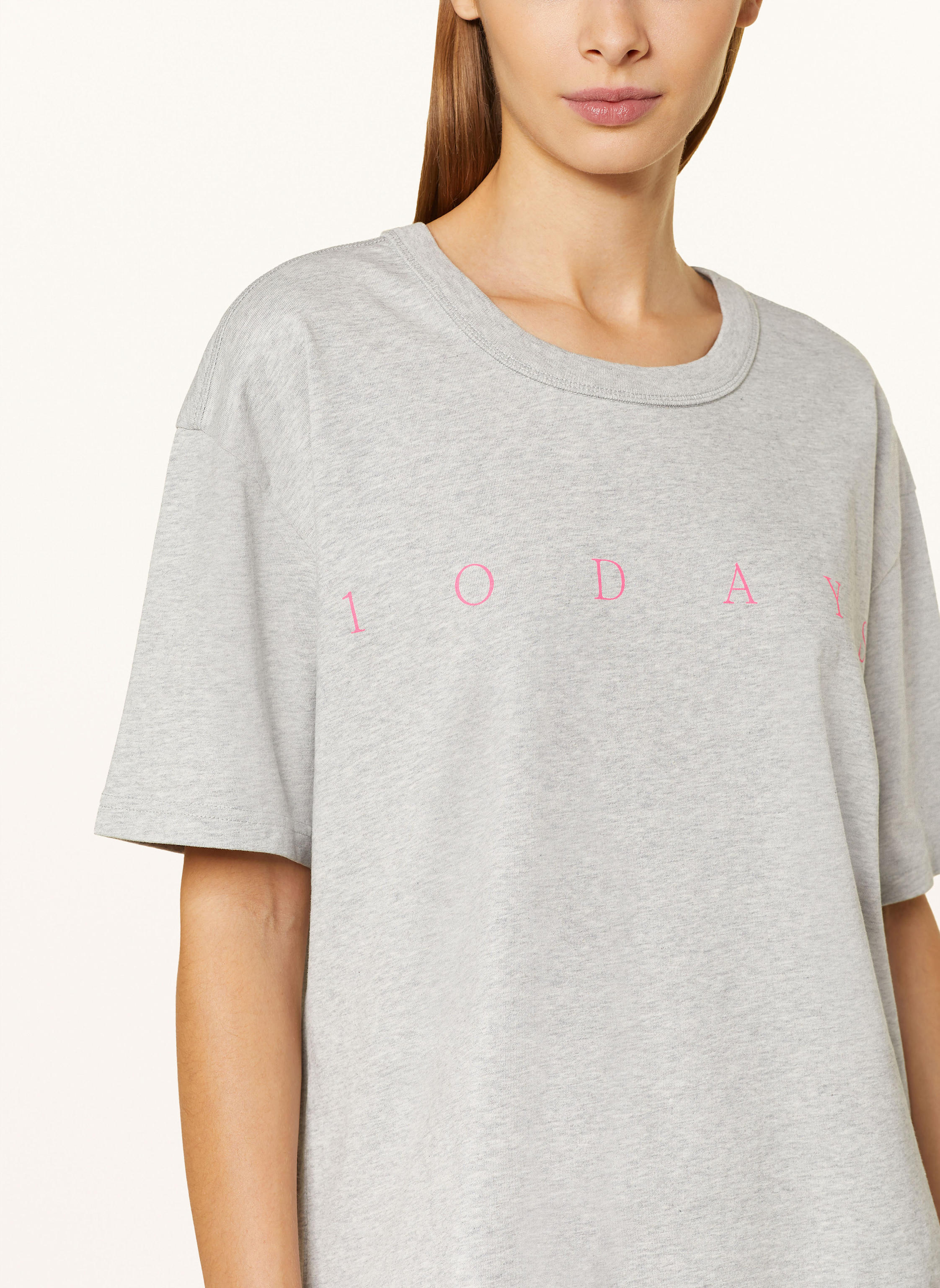Thumbnail - 10days Oversized-Shirt grau