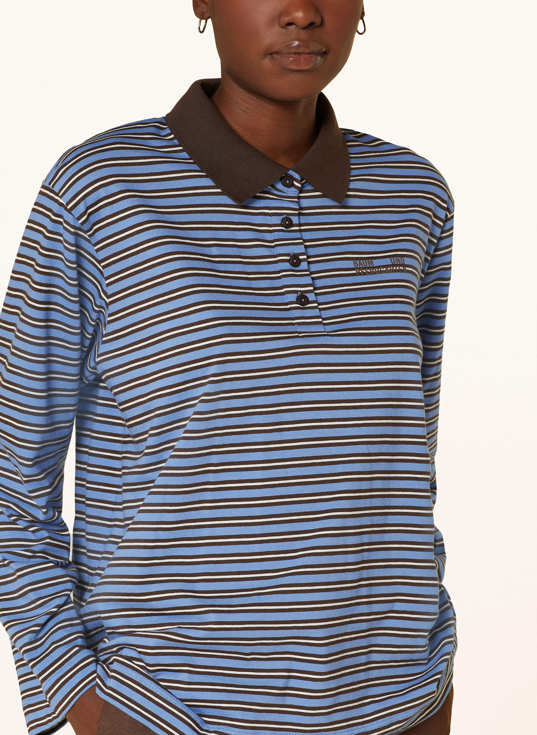 Thumbnail - Baum Und Pferdgarten Jersey-Poloshirt Jeanni blau