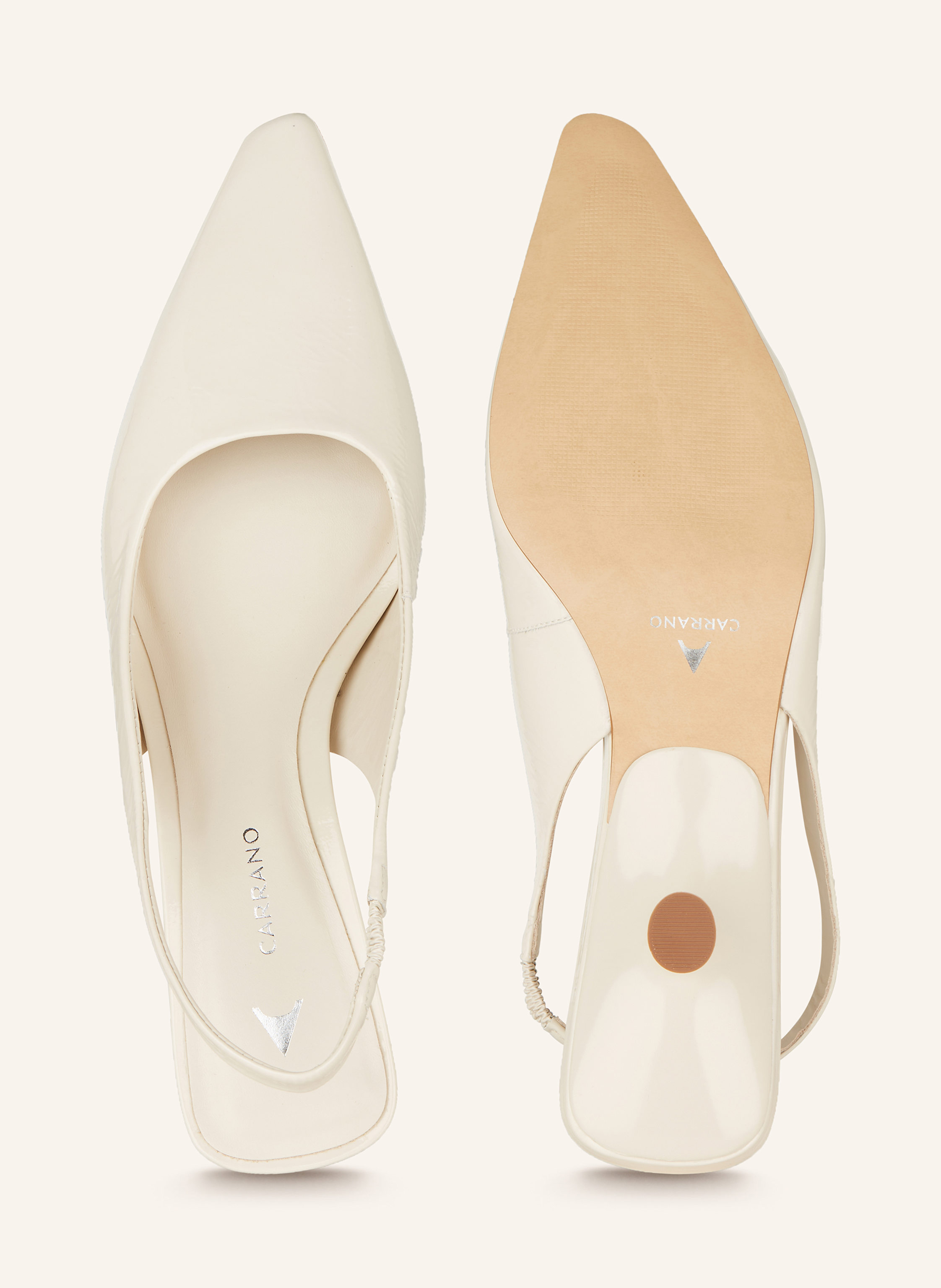 Thumbnail - Carrano Slingpumps beige