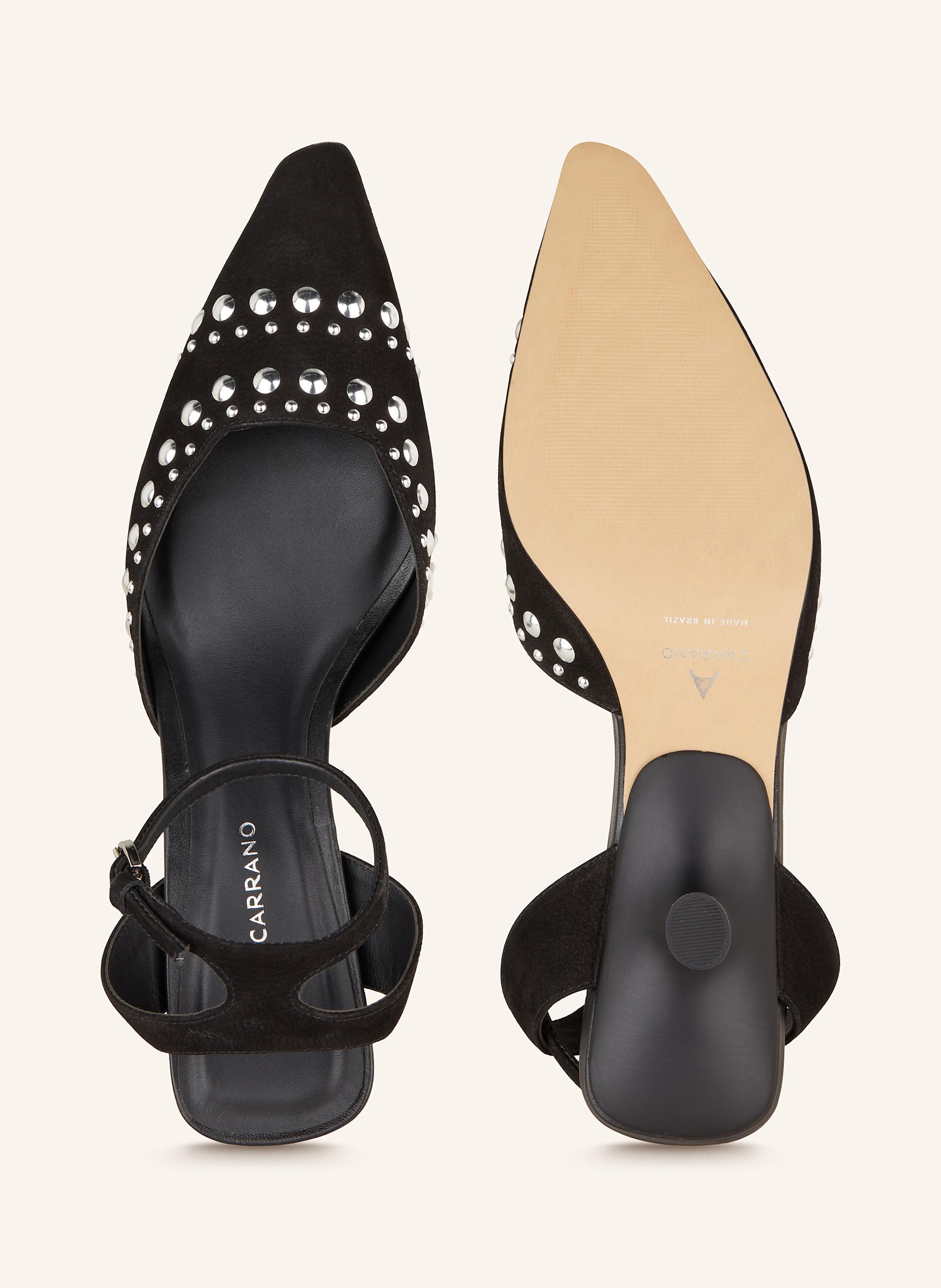 Thumbnail - Carrano Slingpumps Mit Nieten schwarz