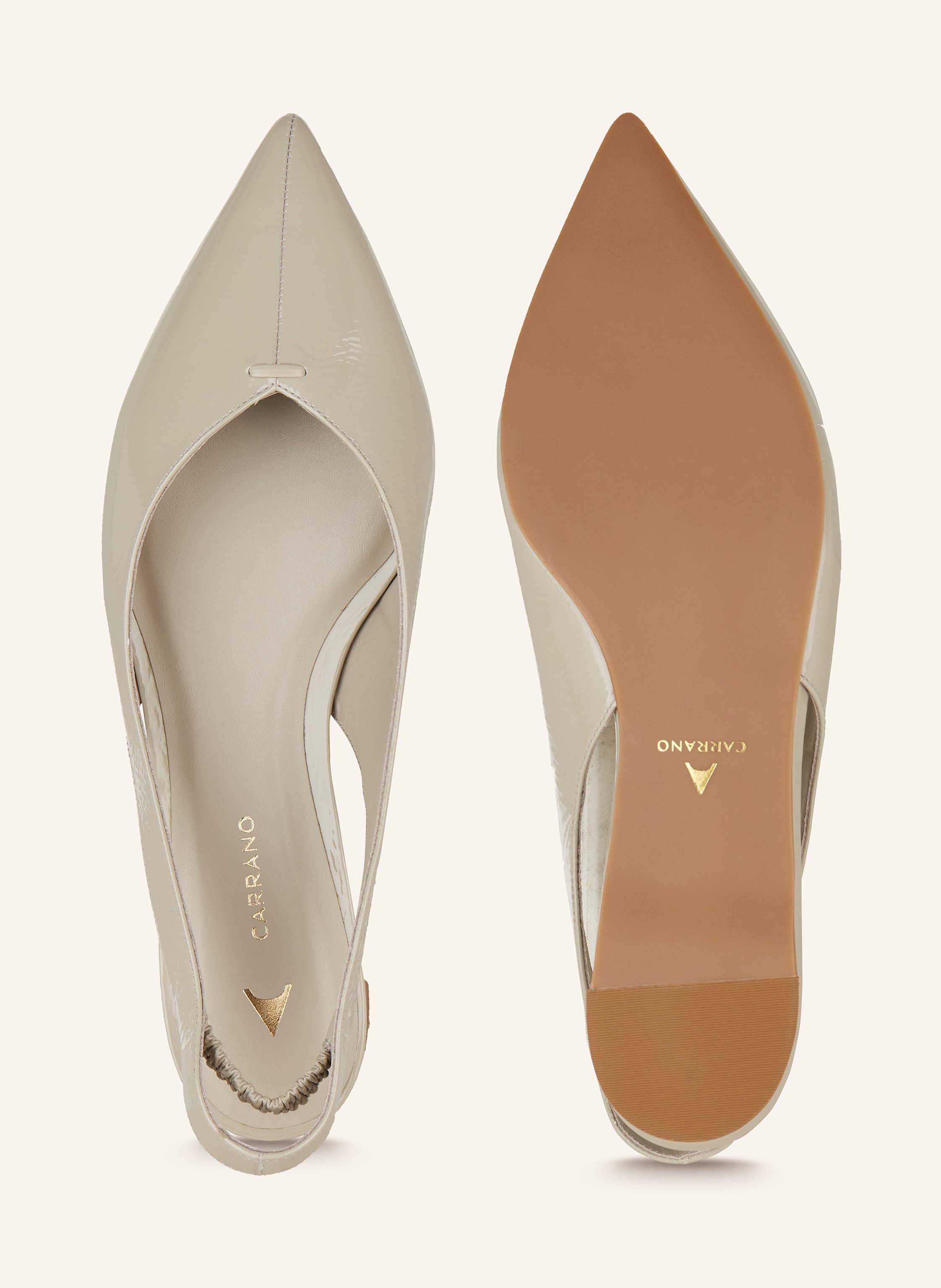 Thumbnail - Carrano Slingballerinas beige
