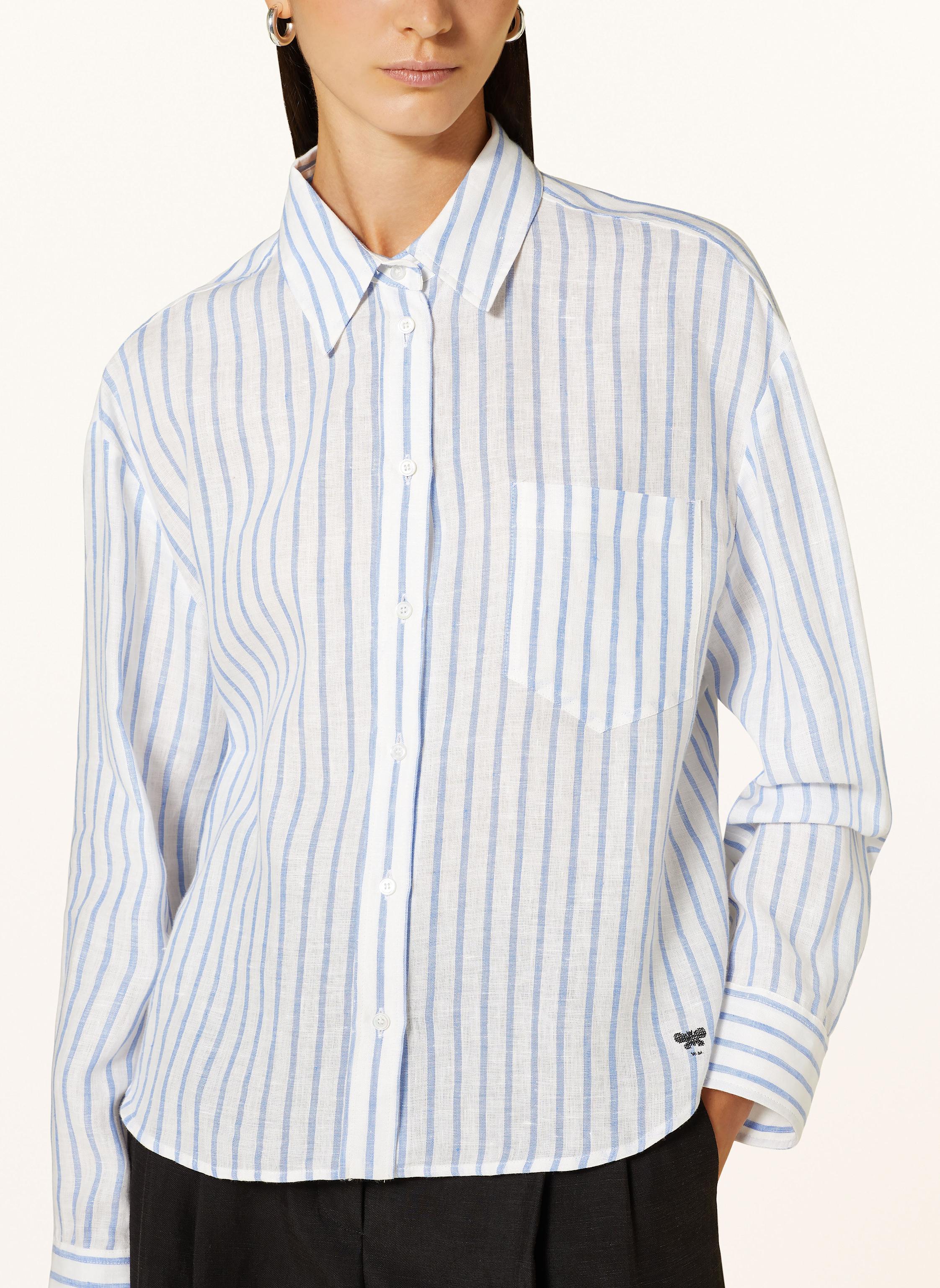 Thumbnail - Weekend Max Mara Hemdbluse Nolana Aus Leinen blau