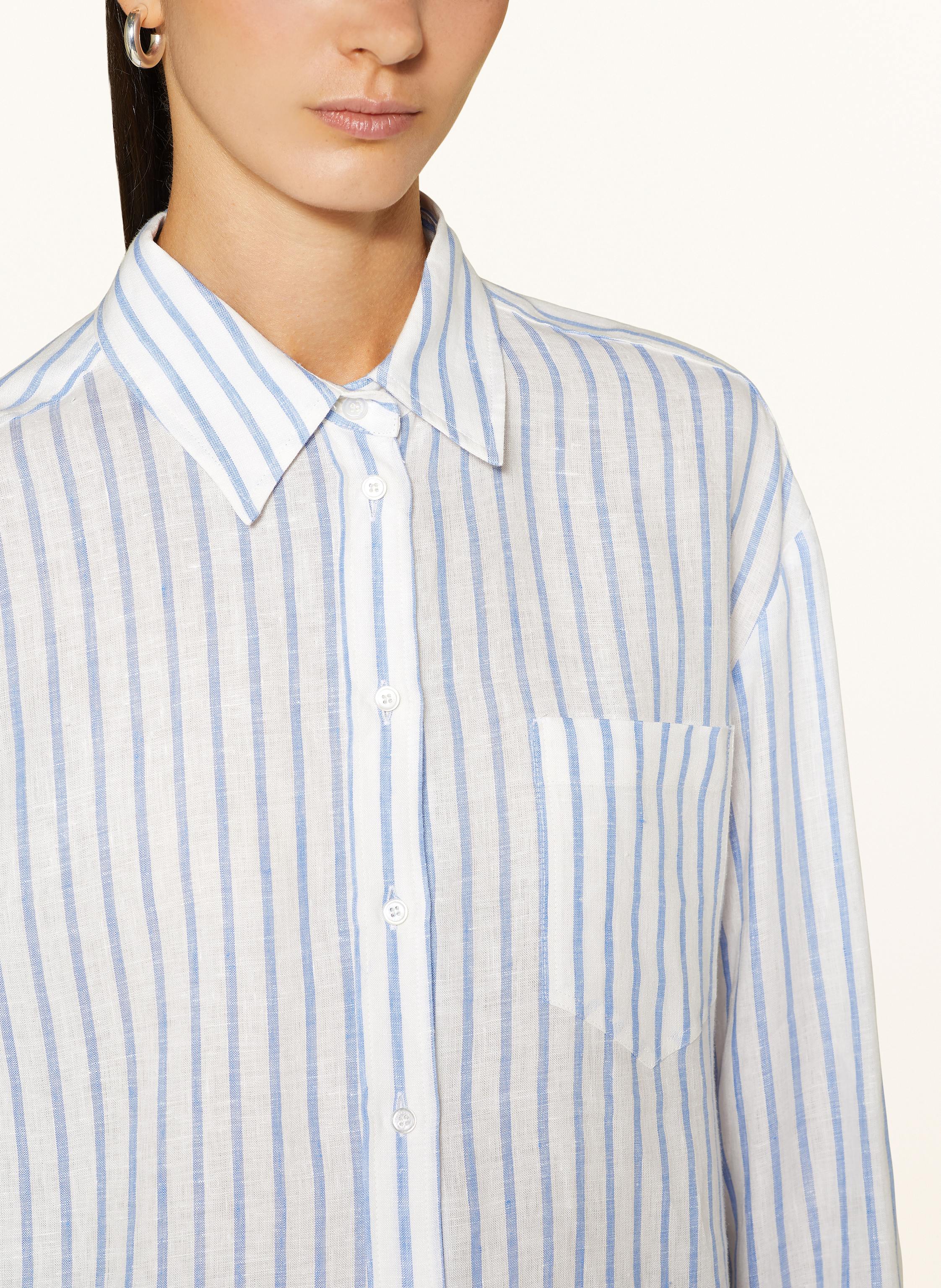 Thumbnail - Weekend Max Mara Hemdbluse Nolana Aus Leinen blau