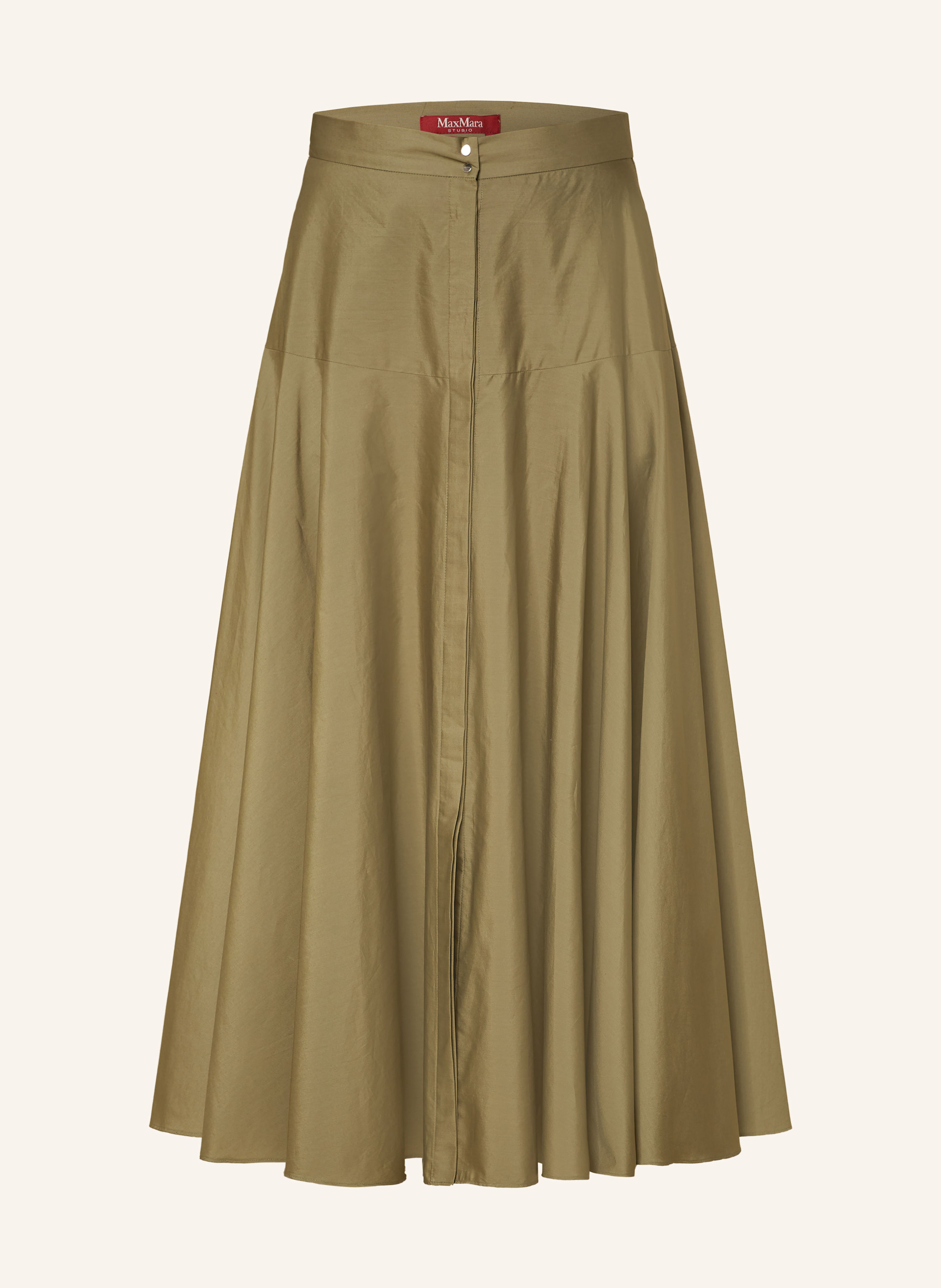 Max Mara STUDIO Skirt OXIRIA in khaki
