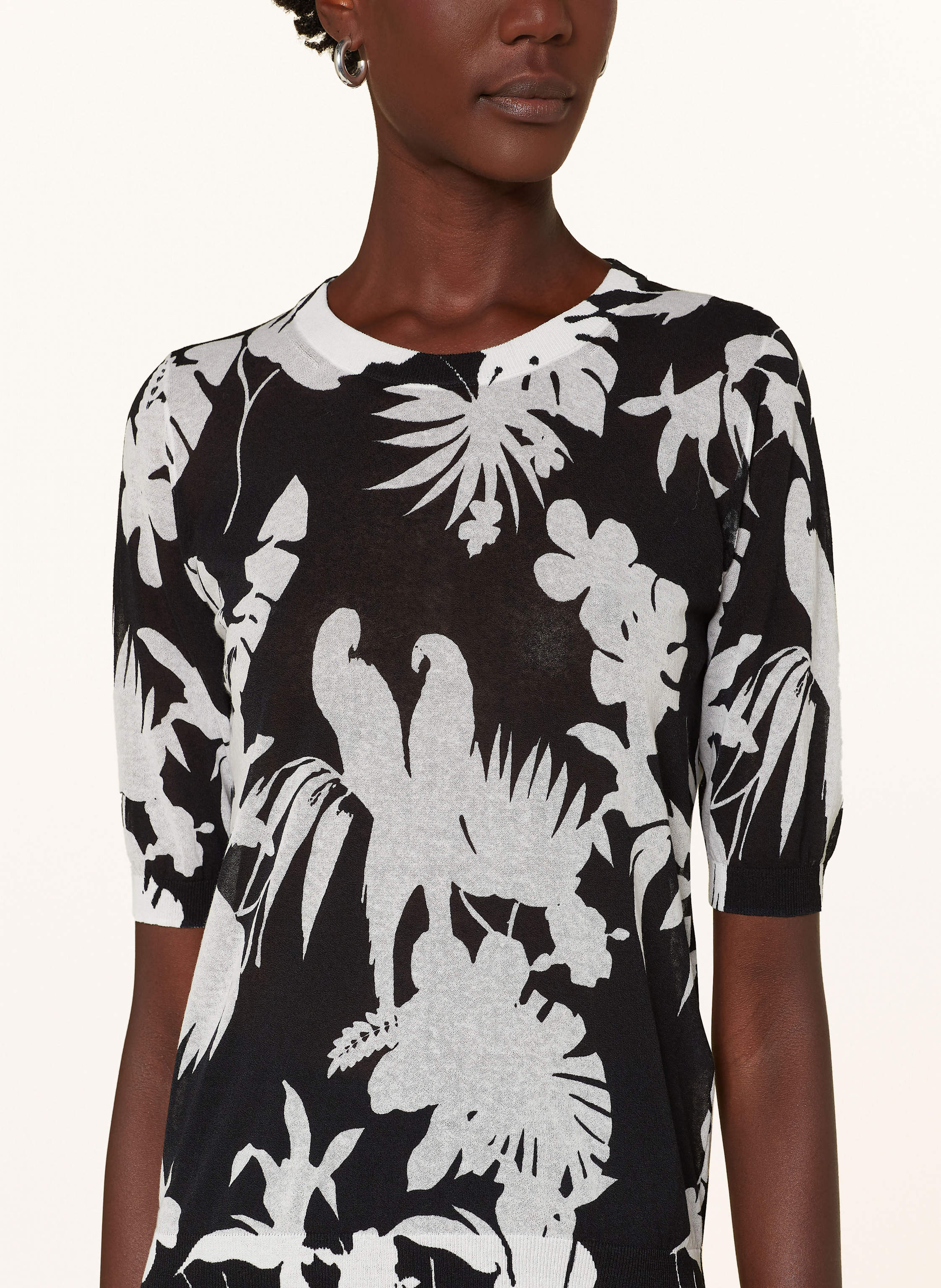 Thumbnail - Max Mara Studio Strickshirt Comodo schwarz