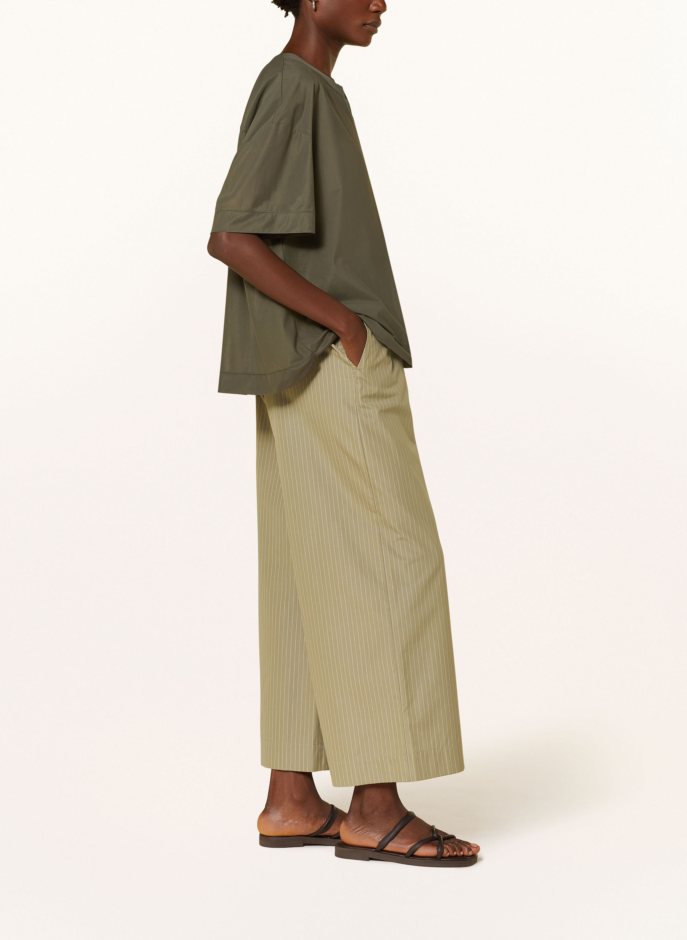 Thumbnail - Mm By Max Mara Marlenehose Arley gruen